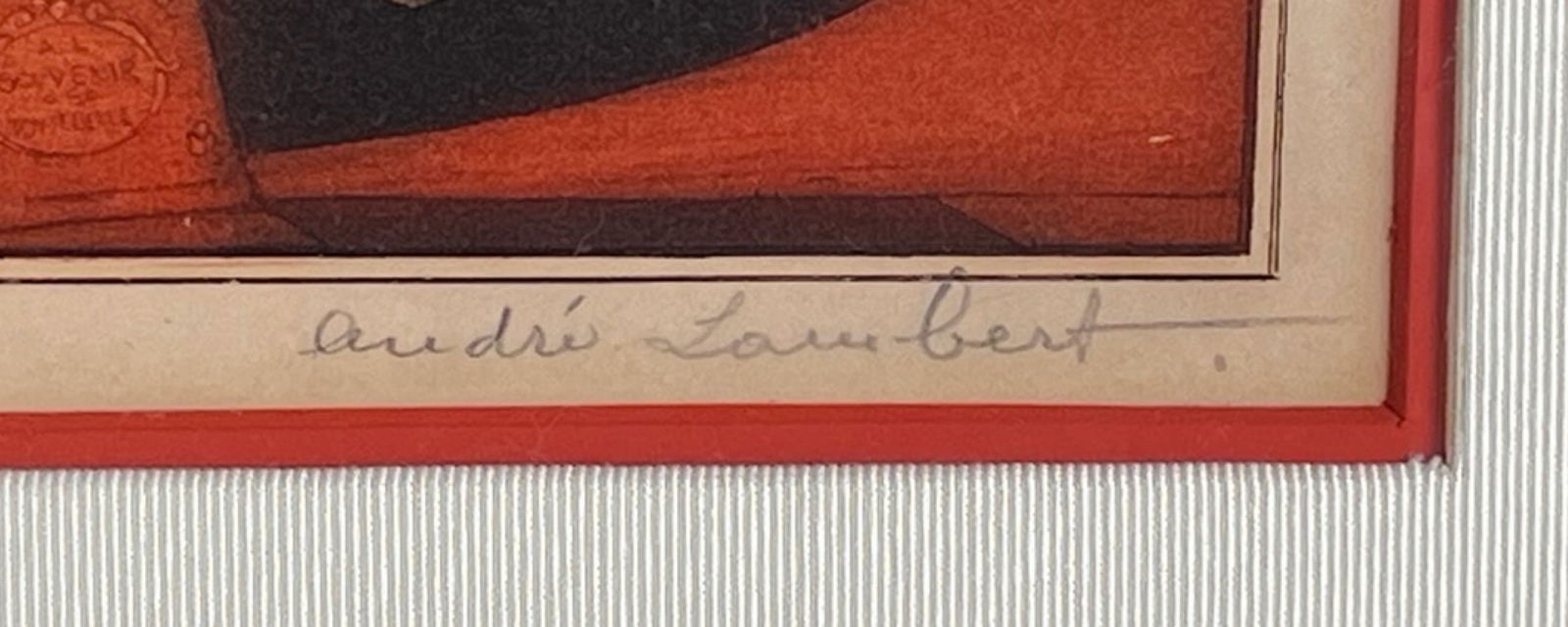 Andre Lambert "Lust" 1921 Hand-Signed Engraving - 3