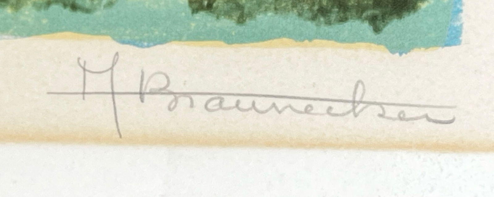 Andre Braunecker - LE Signed Portrait Lithograph - 3