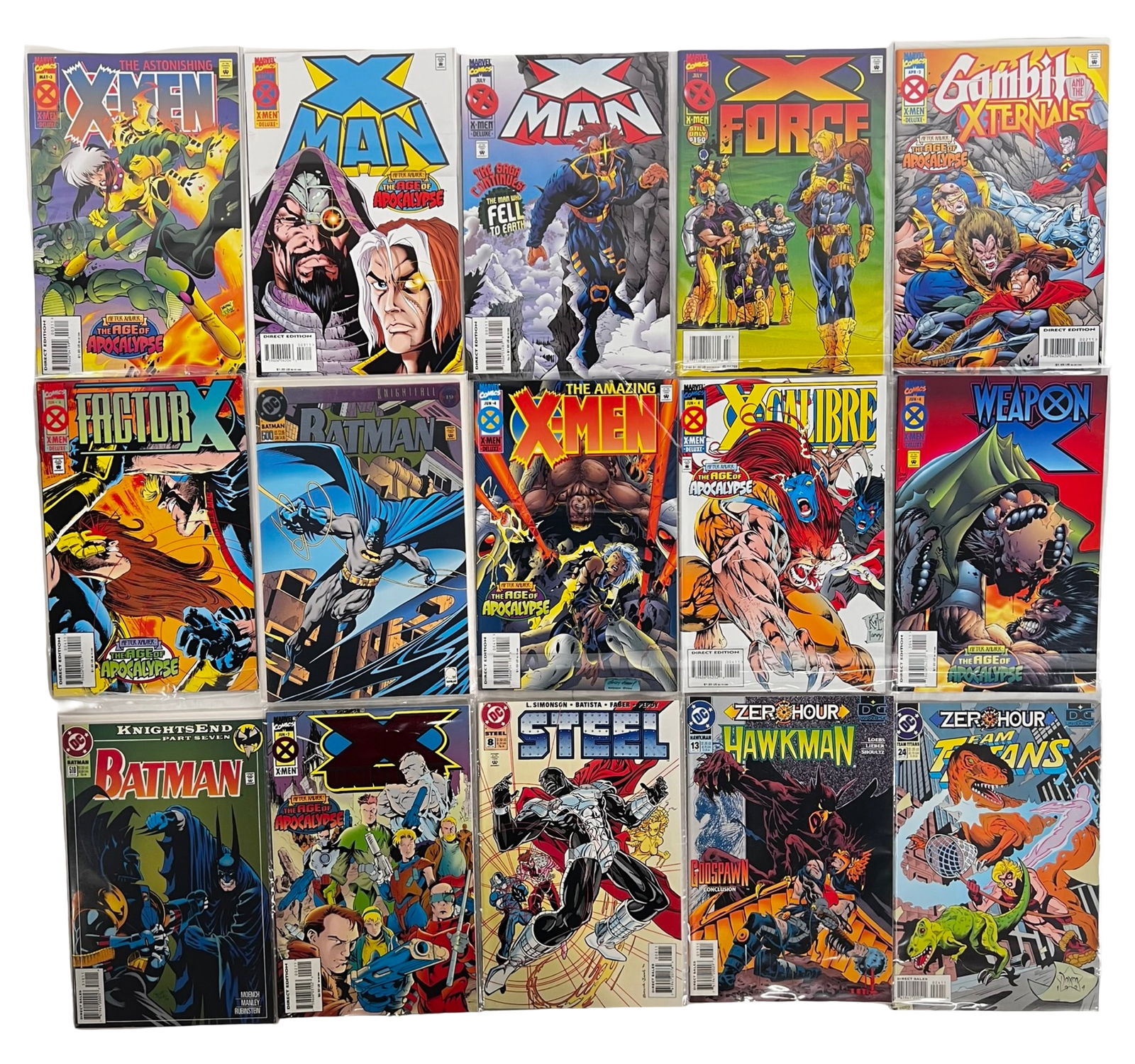 Comic Books - X-Men, Batman, Superman, Zero Hour - 3