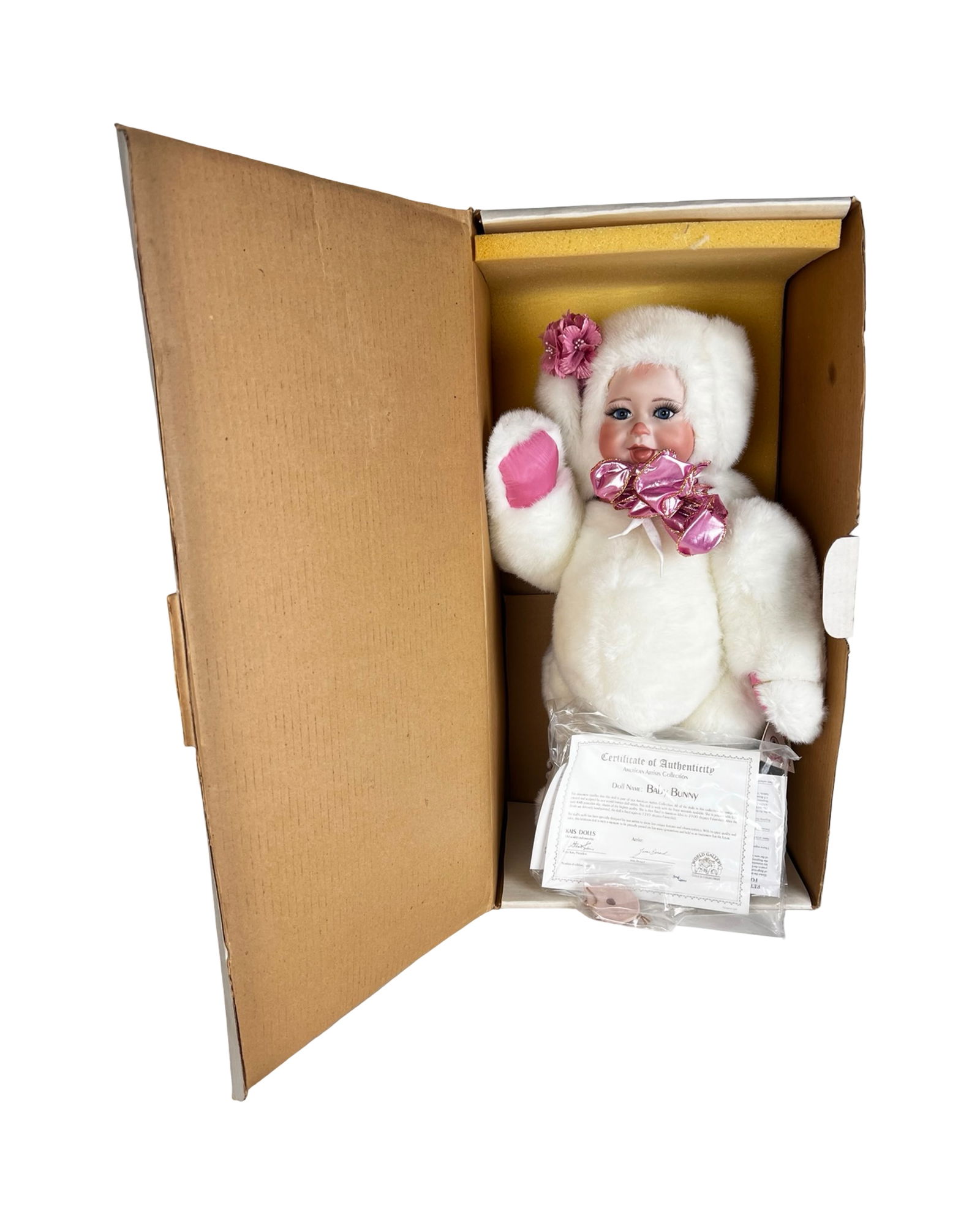 1985 Janis Berard "Baby Bunny" 19" Porcelain Doll (1 of 3)