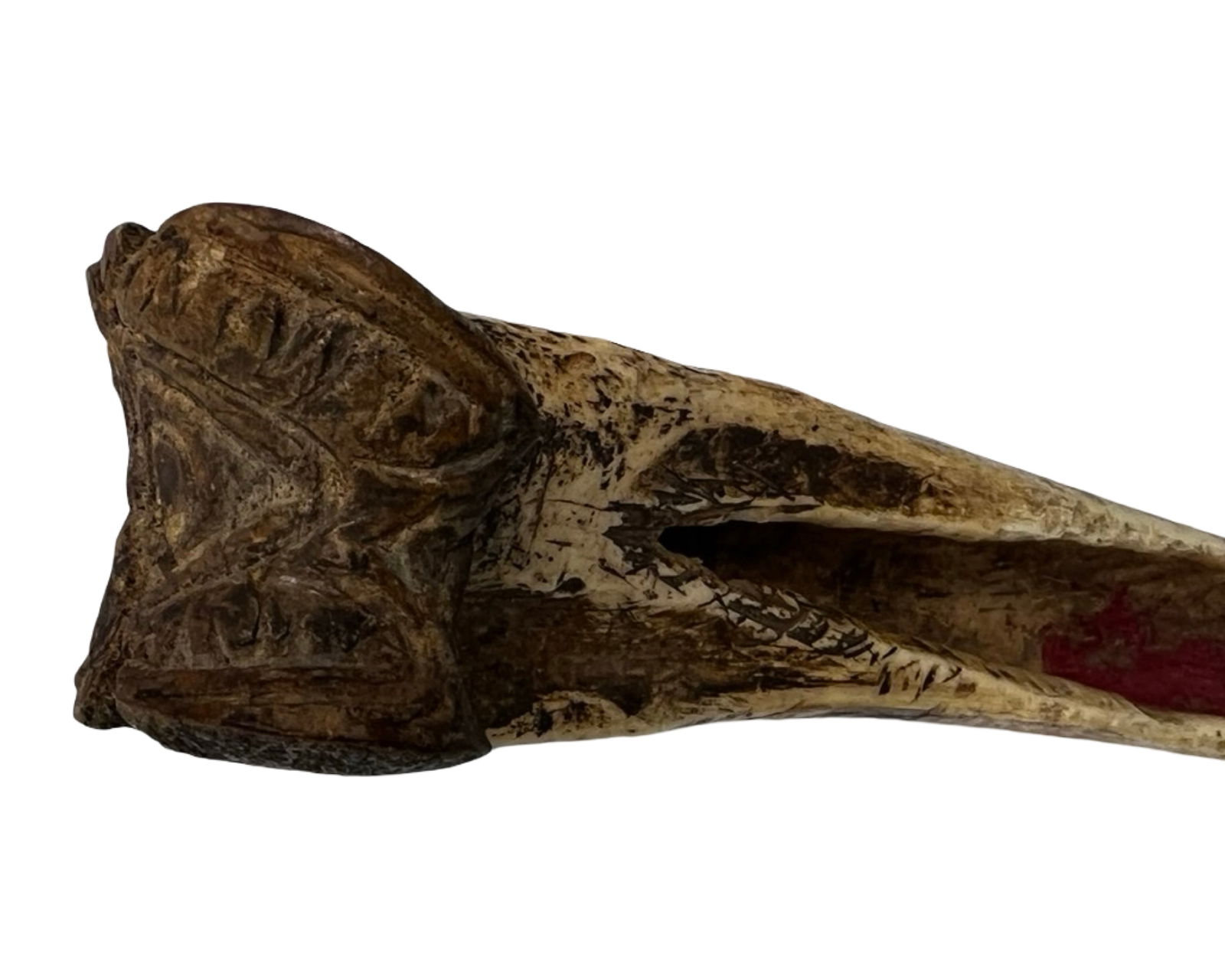 Papua New Guinea Human Leg Bone Dagger - 5