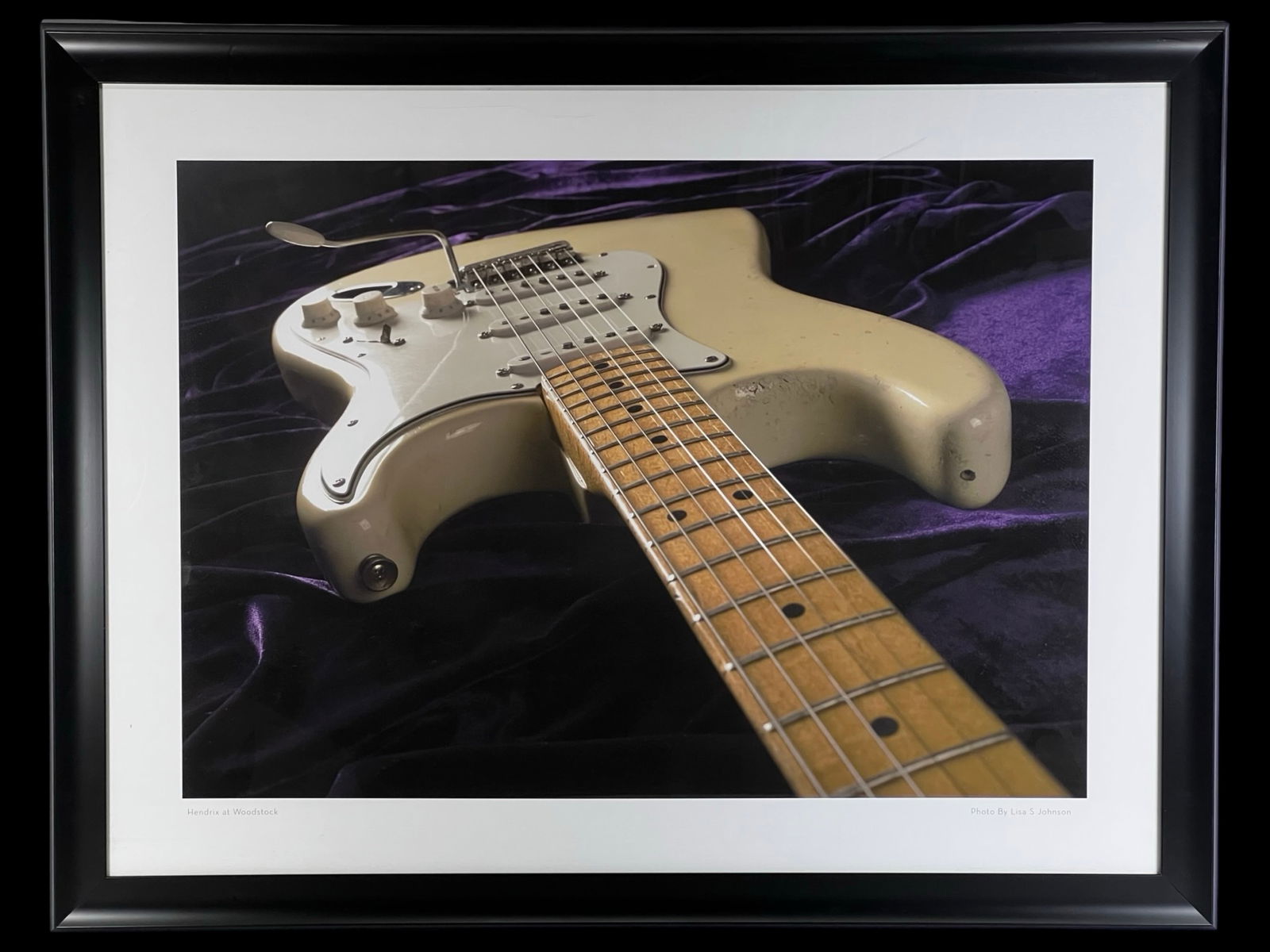Jimi Hendrix Guitar Photo Art- Hard Rock Hotel (1 of 4)