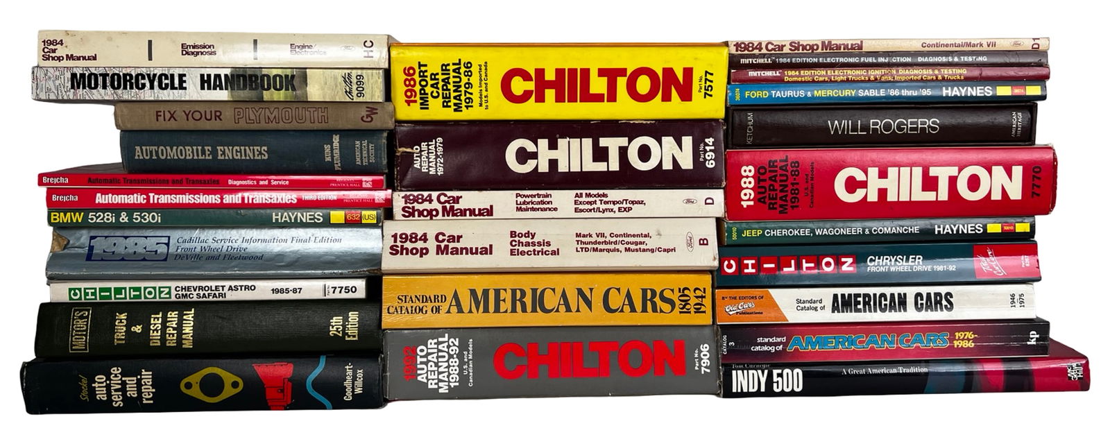 Automotive Repair Manuals - Chilton, Haynes, Ford, (1 of 5)