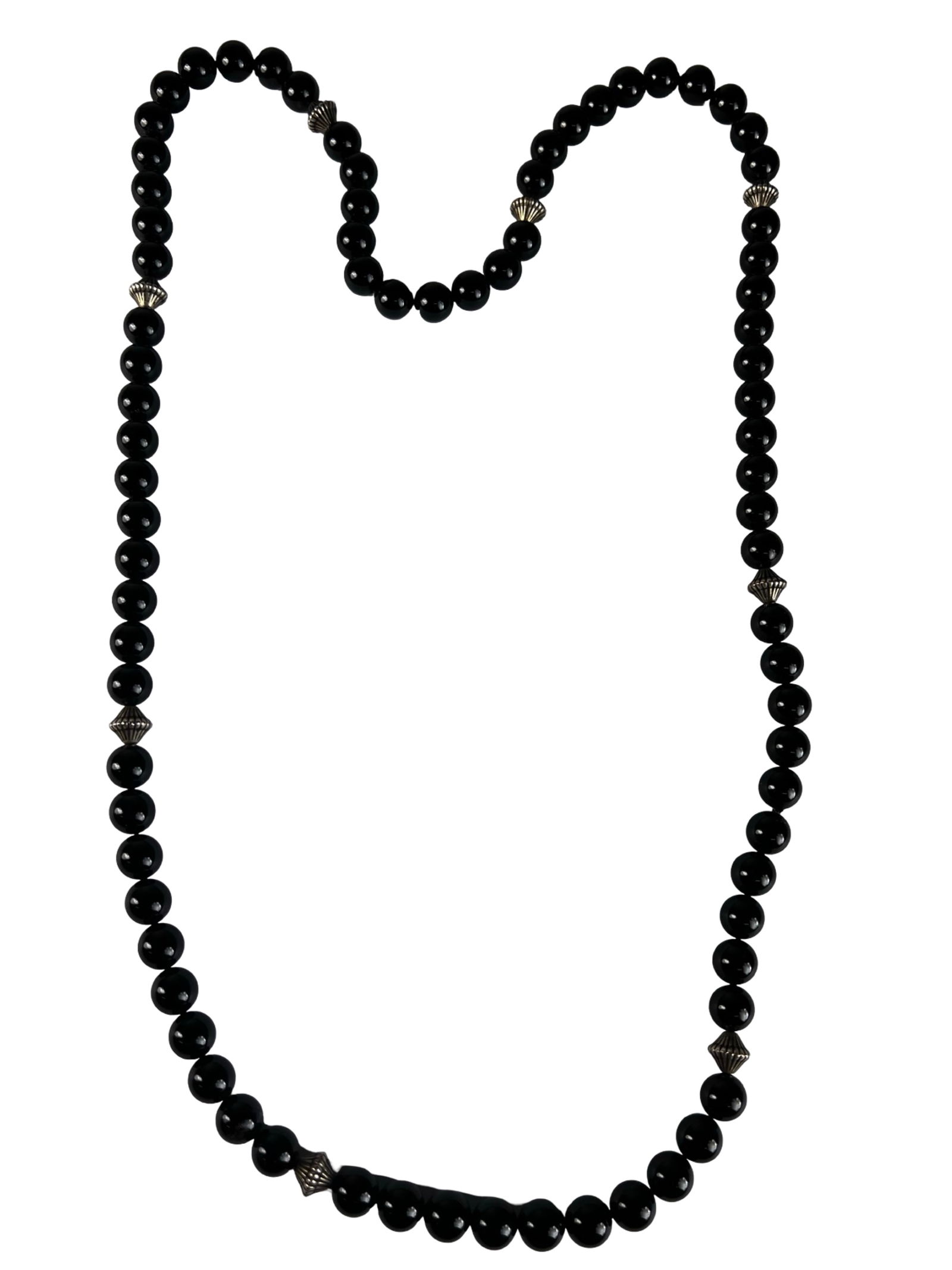Ladies Statement Necklaces- Jade, Black Agate, Wh - 3