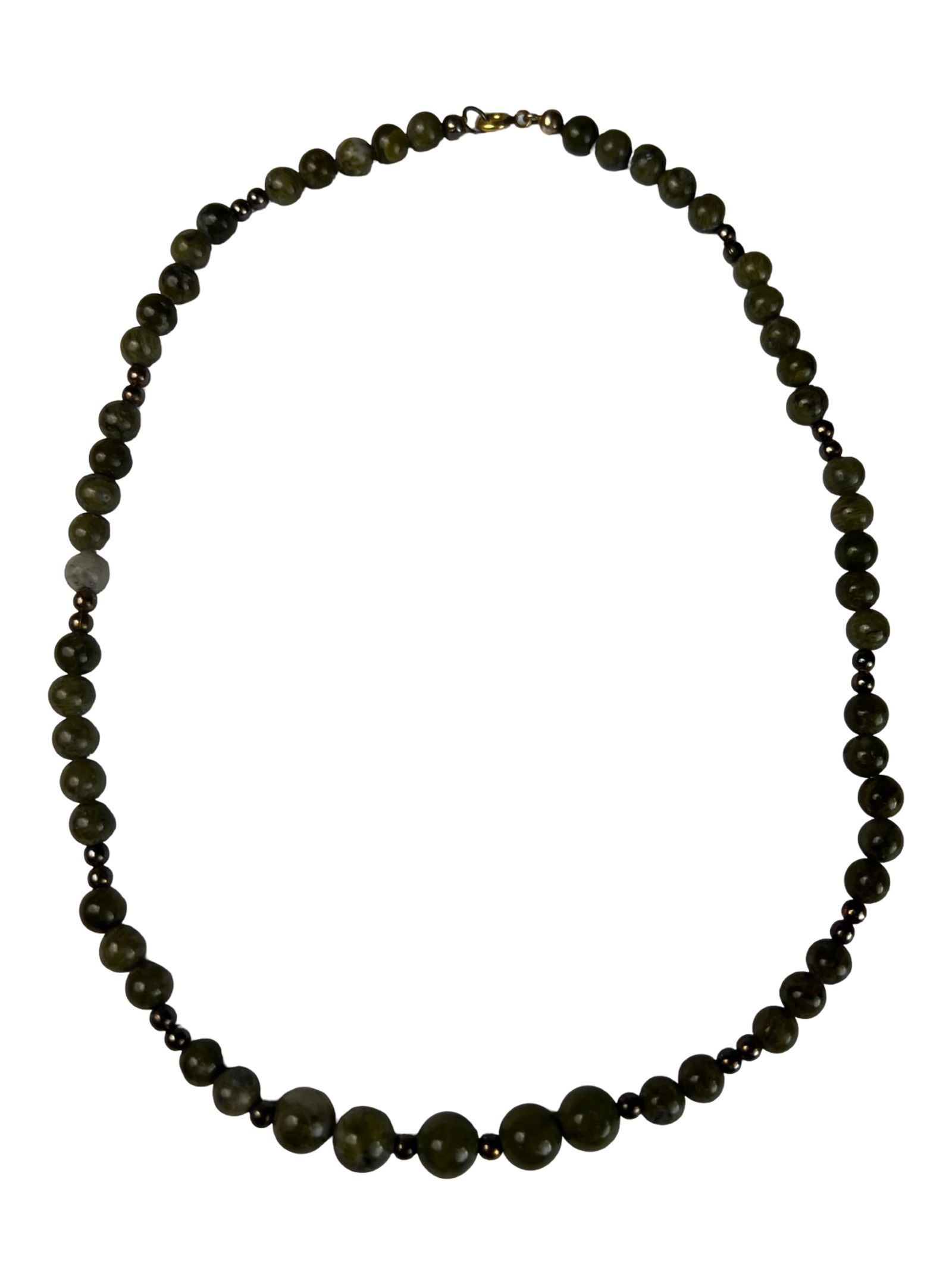 Ladies Statement Necklaces- Jade, Black Agate, Wh - 4