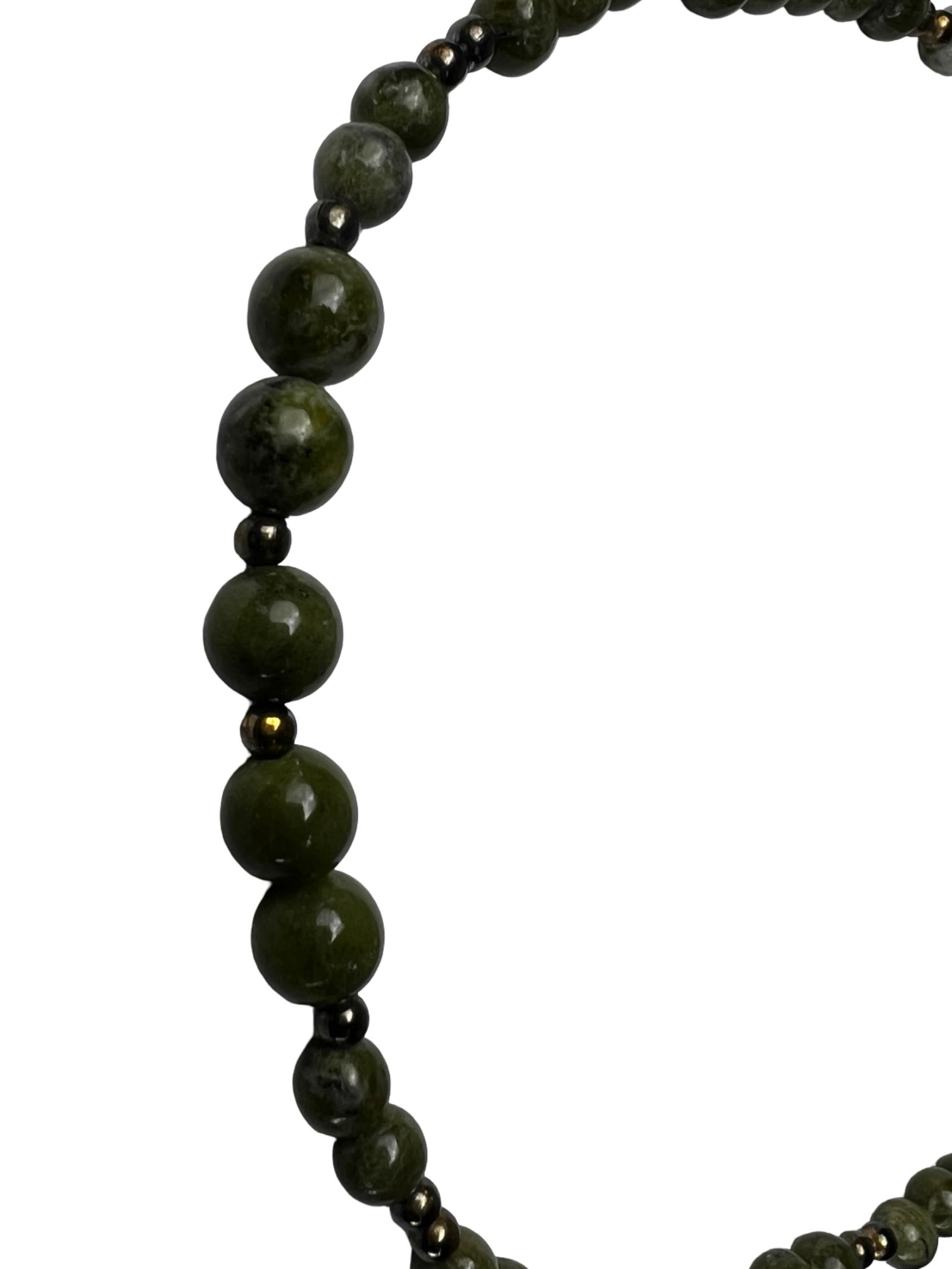 Ladies Statement Necklaces- Jade, Black Agate, Wh - 5