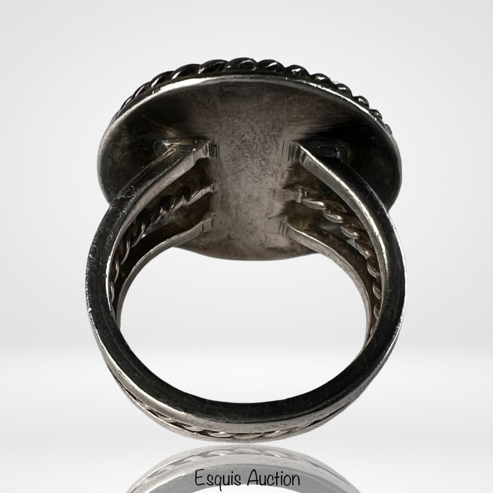 Sterling Silver Mercury Dime Coin Ring - 4