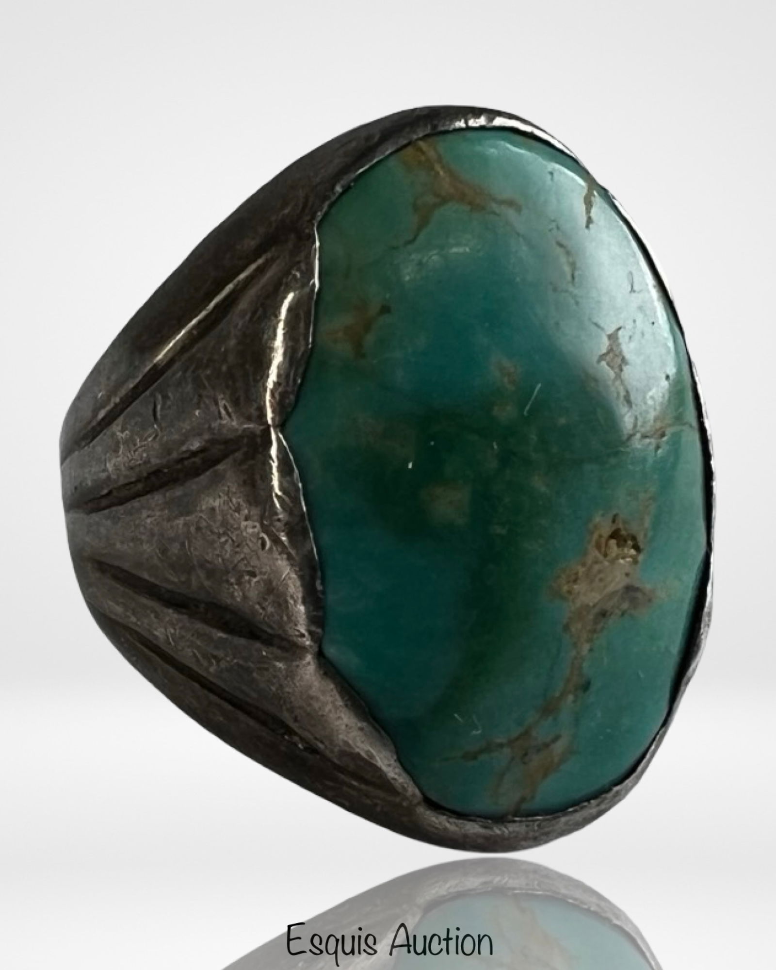 Bell Trading Post Sterling Silver Turquoise Ring - 2