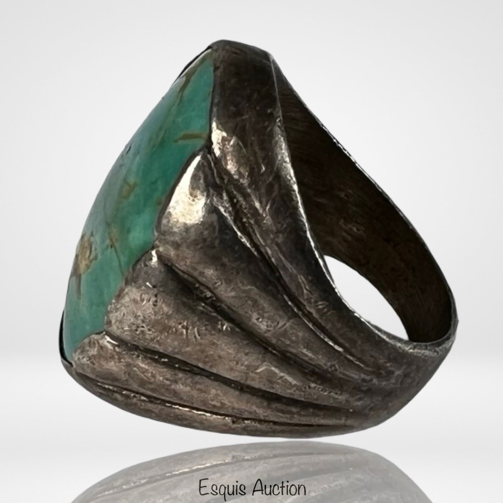 Bell Trading Post Sterling Silver Turquoise Ring - 4