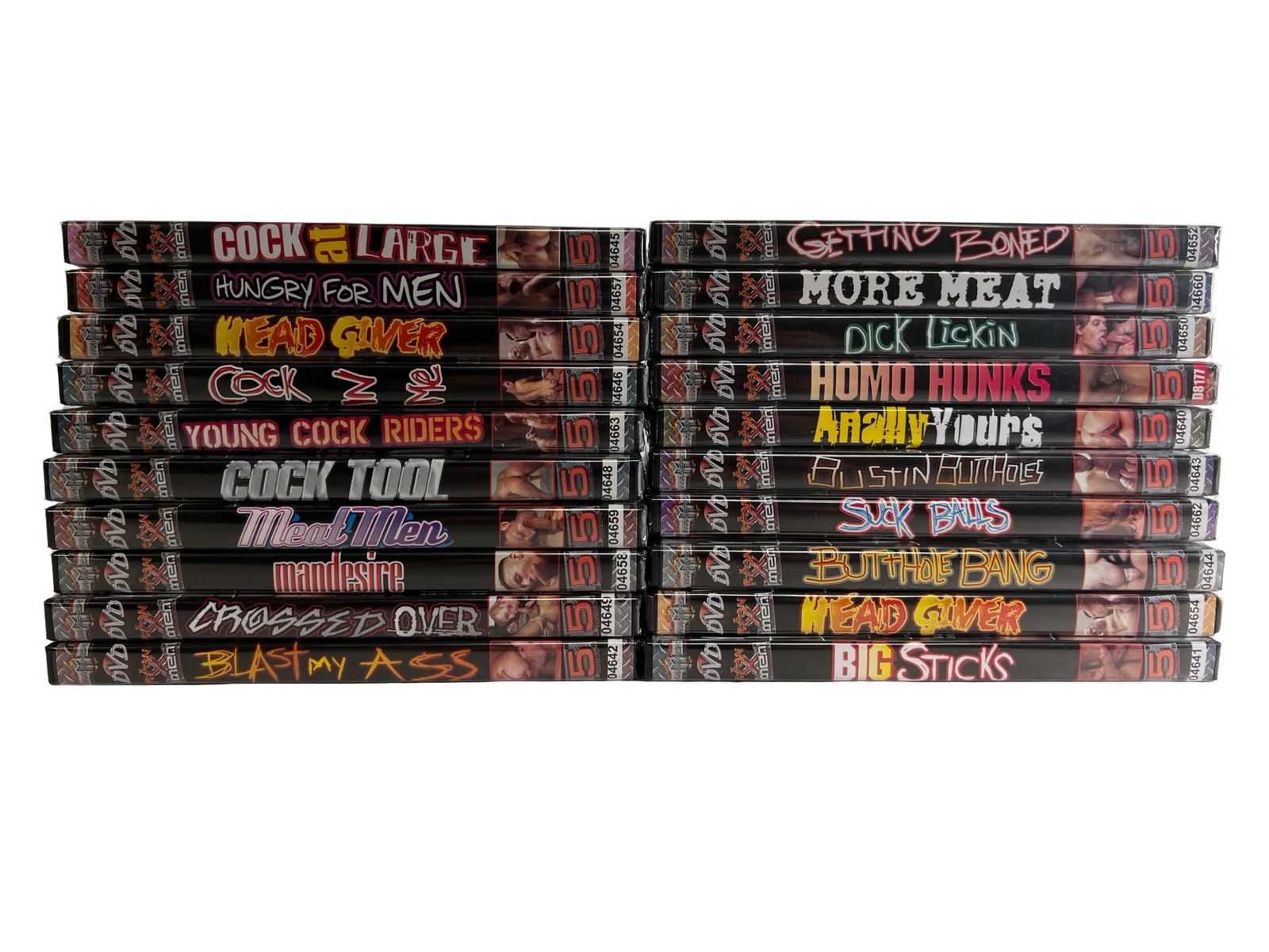 Collection of New Sealed Adult Gay XXX DVD Movies (1 of 1)