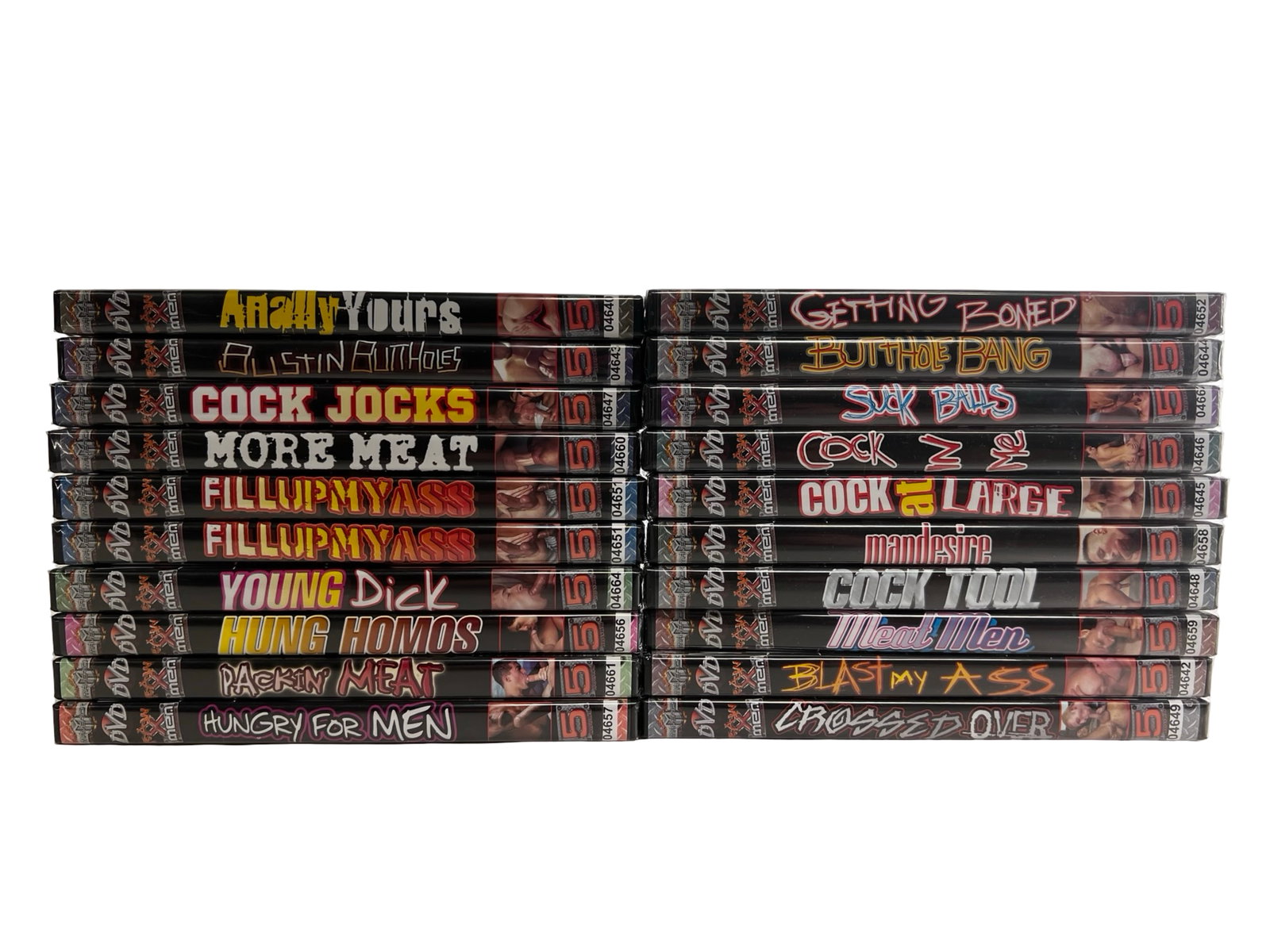 Collection of New Sealed Adult Gay XXX DVD Movies: Collection of New Sealed Adult Gay XXX DVD Movies