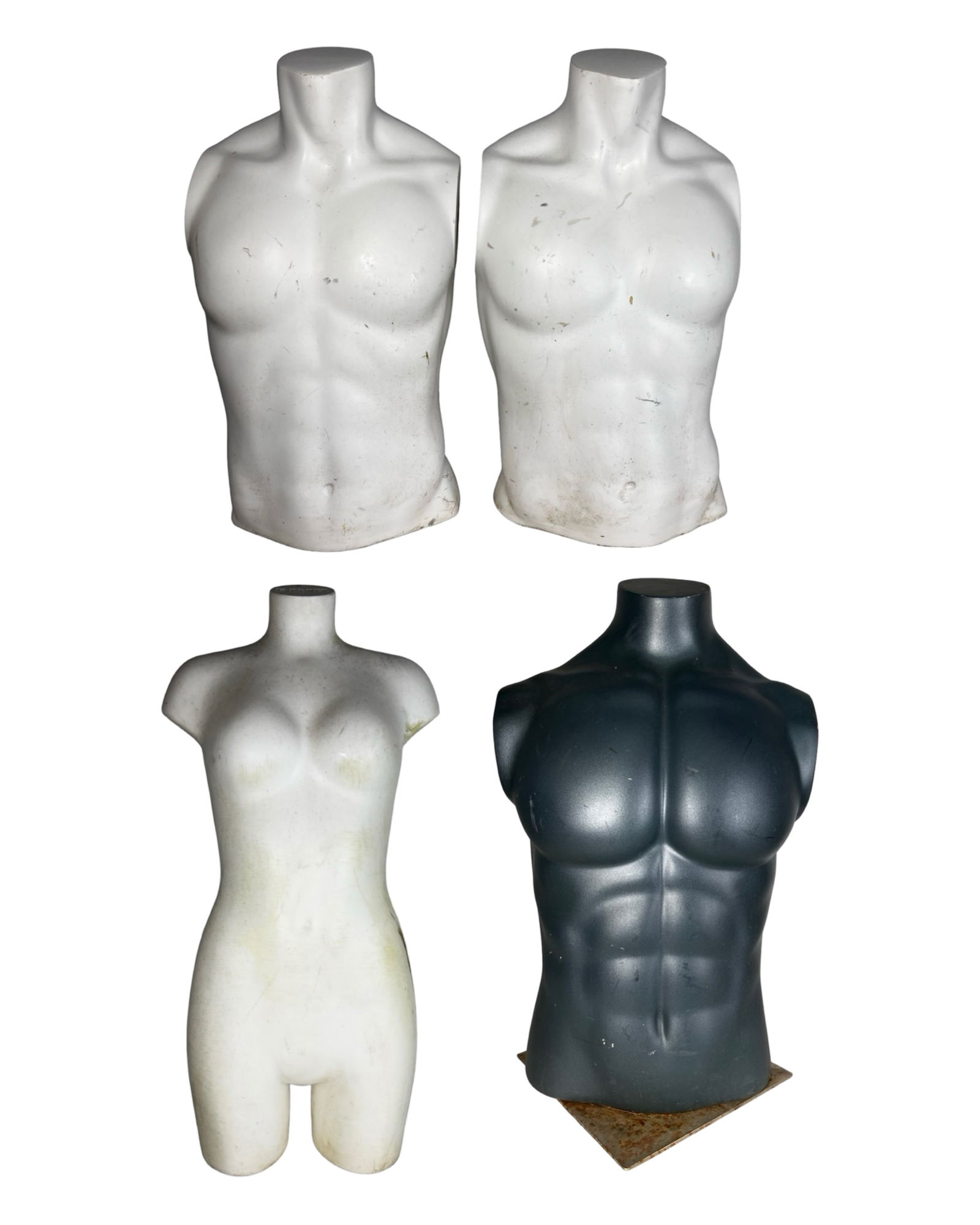 Retail Store Mannequin Torso Display Forms Group (1 of 10)