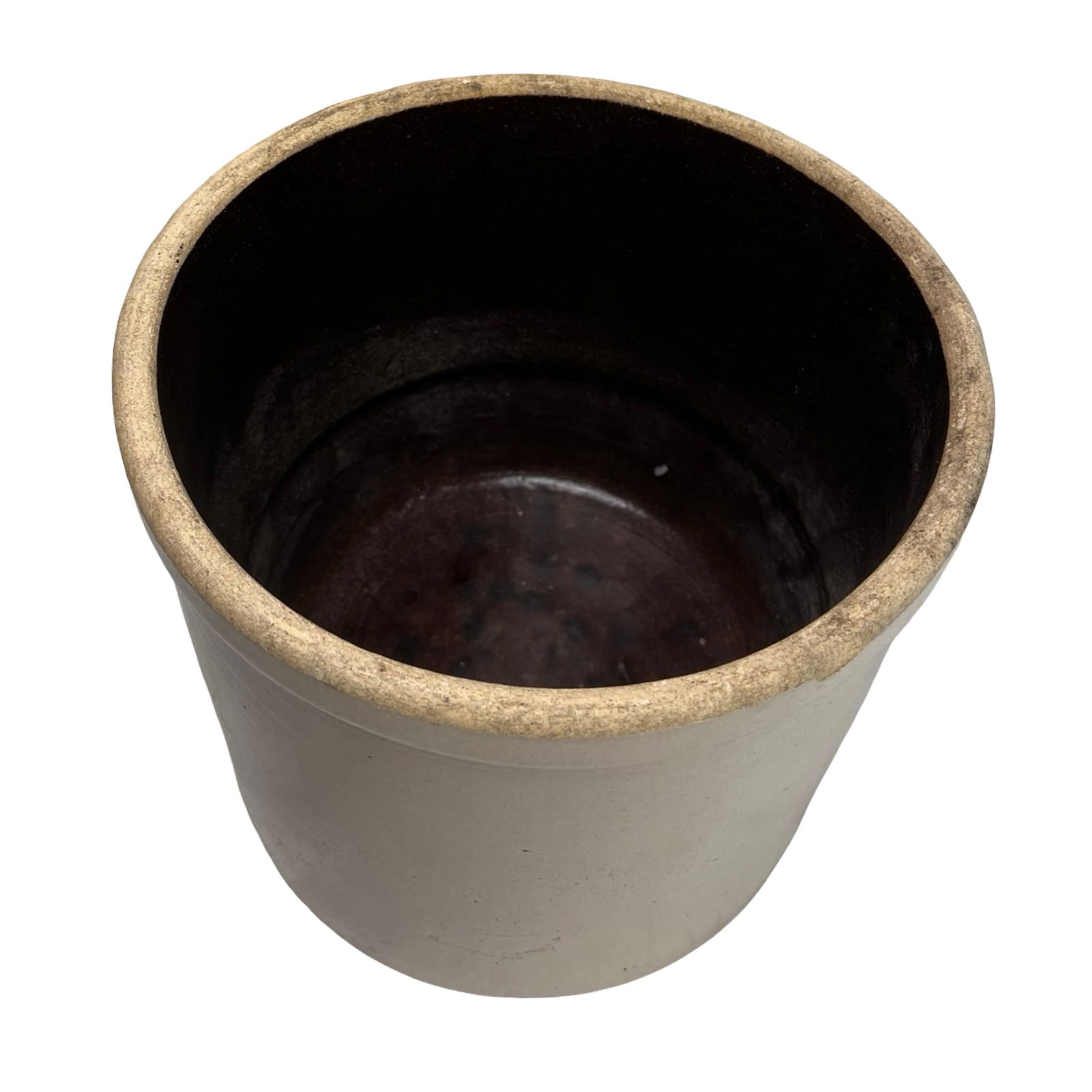 Antique Robinson Ransbottom Stoneware Crock - 2