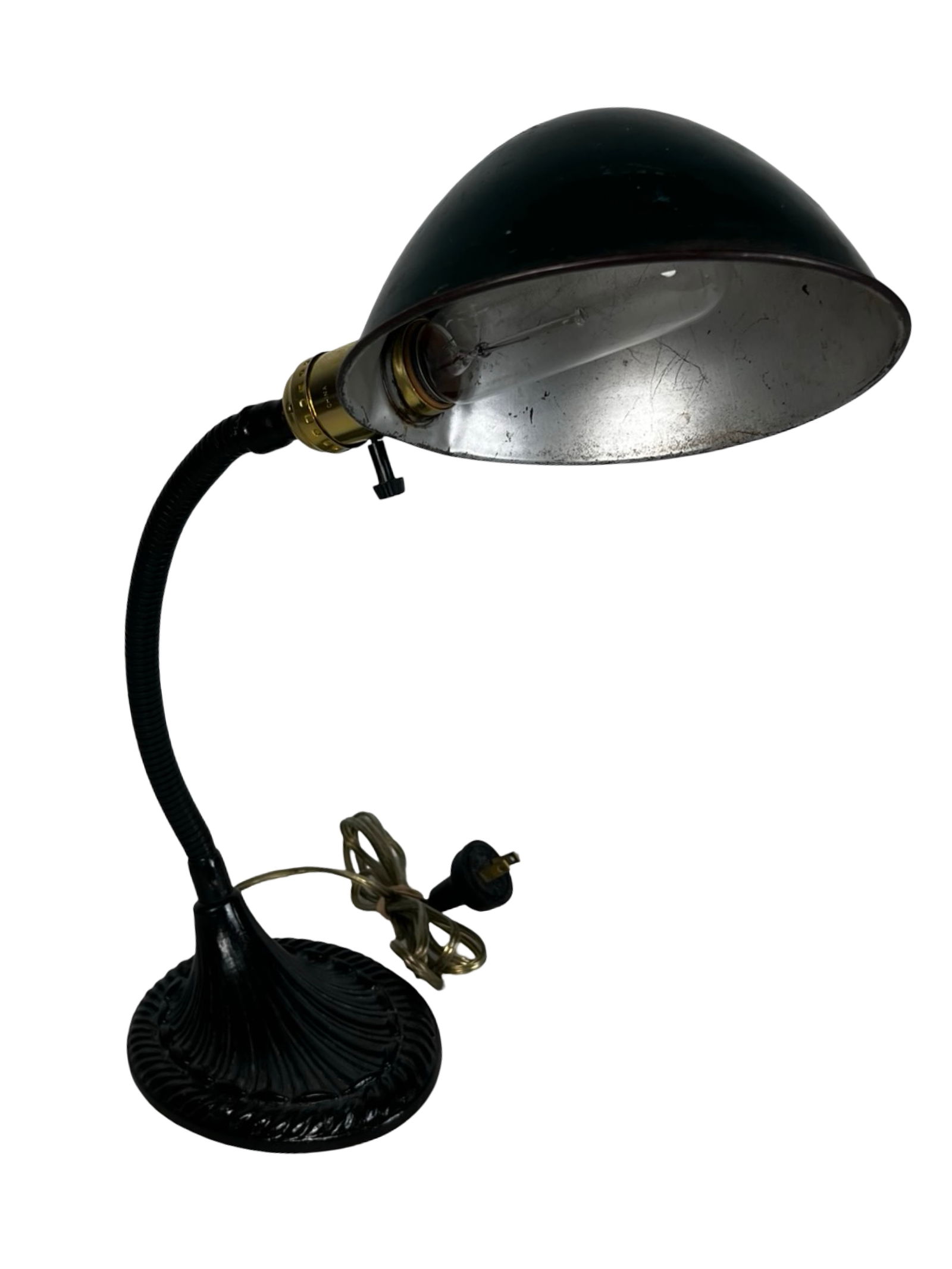 Vintage 1930s Eagle Art Deco Gooseneck Desk Lamp (1 of 5)