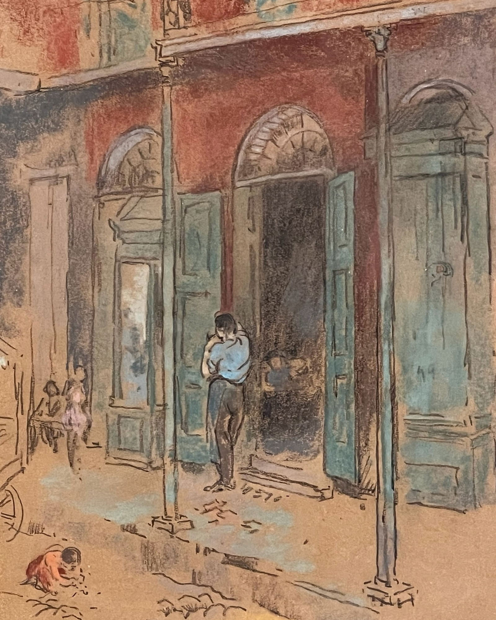 William Penhallow Henderson- Pastel Drawing - 2