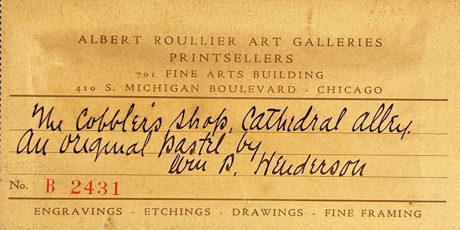 William Penhallow Henderson- Pastel Drawing - 5