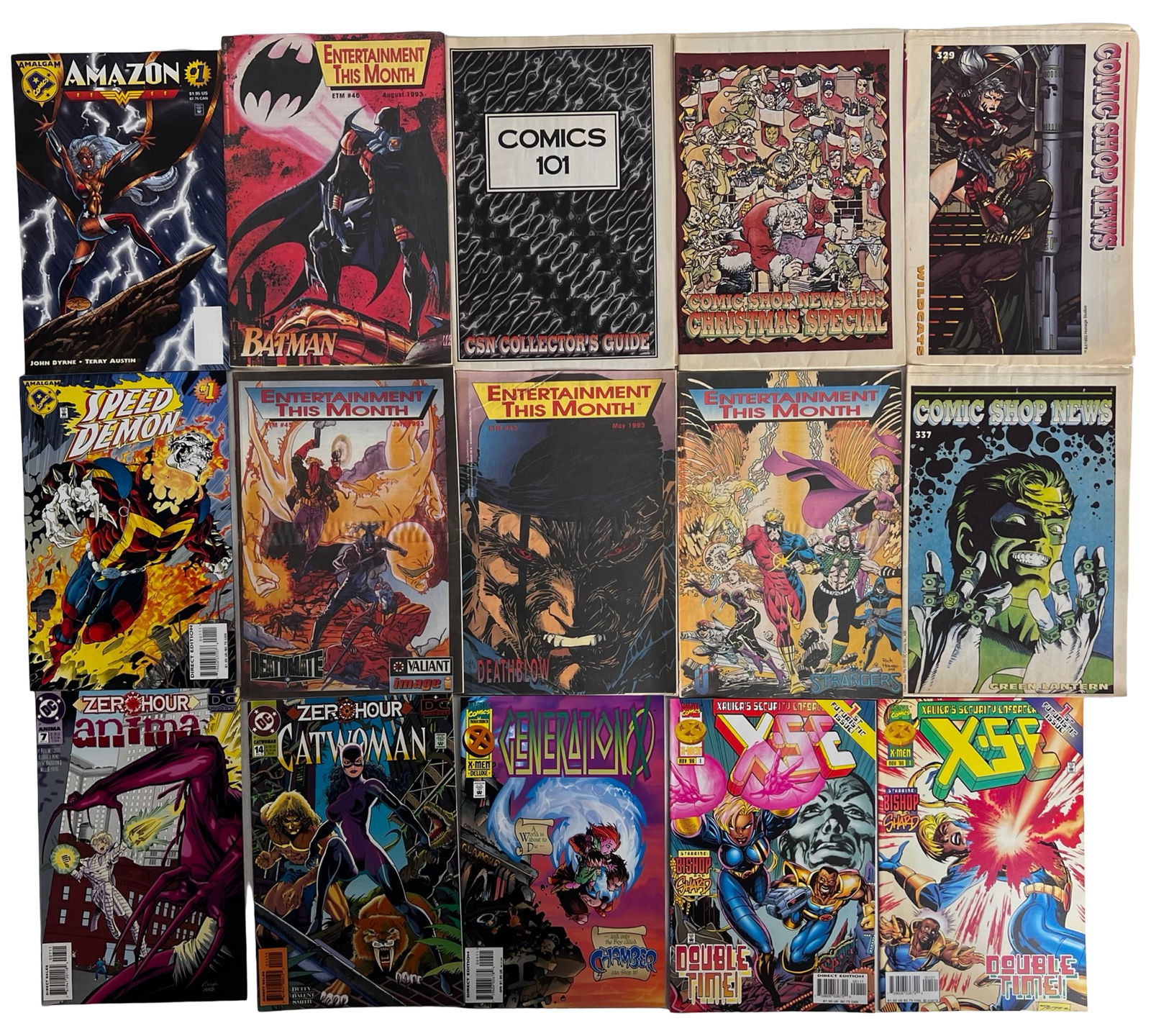 Comic Book Lot - Marvel, DC, Amalgam, X-Men, Wolve - 3