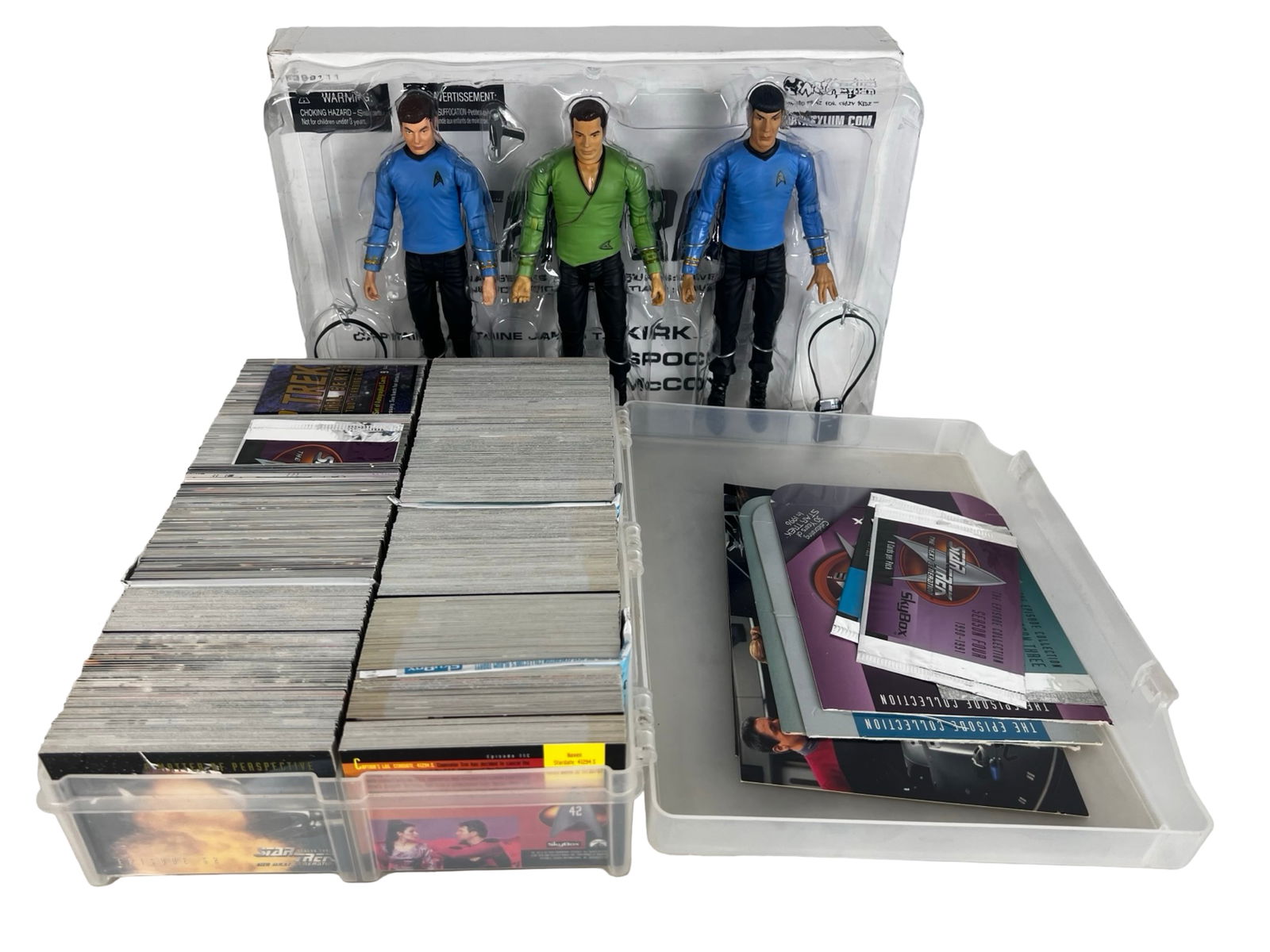 Star Trek Voyager Trading Cards & Art Asylum Figur (1 of 4)