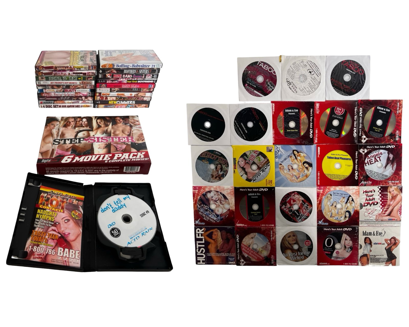 Collection of Adult XXX Movies on DVD (1 of 5)