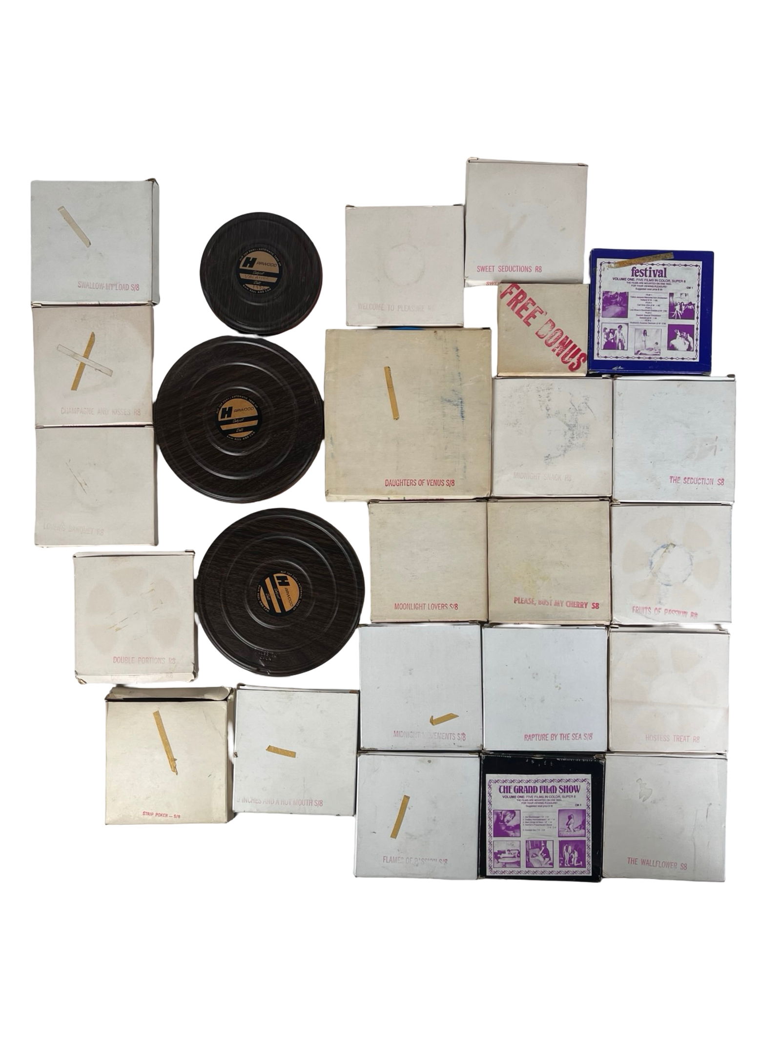 Collection of Vintage Adult XXX 8mm Film Reels (1 of 7)