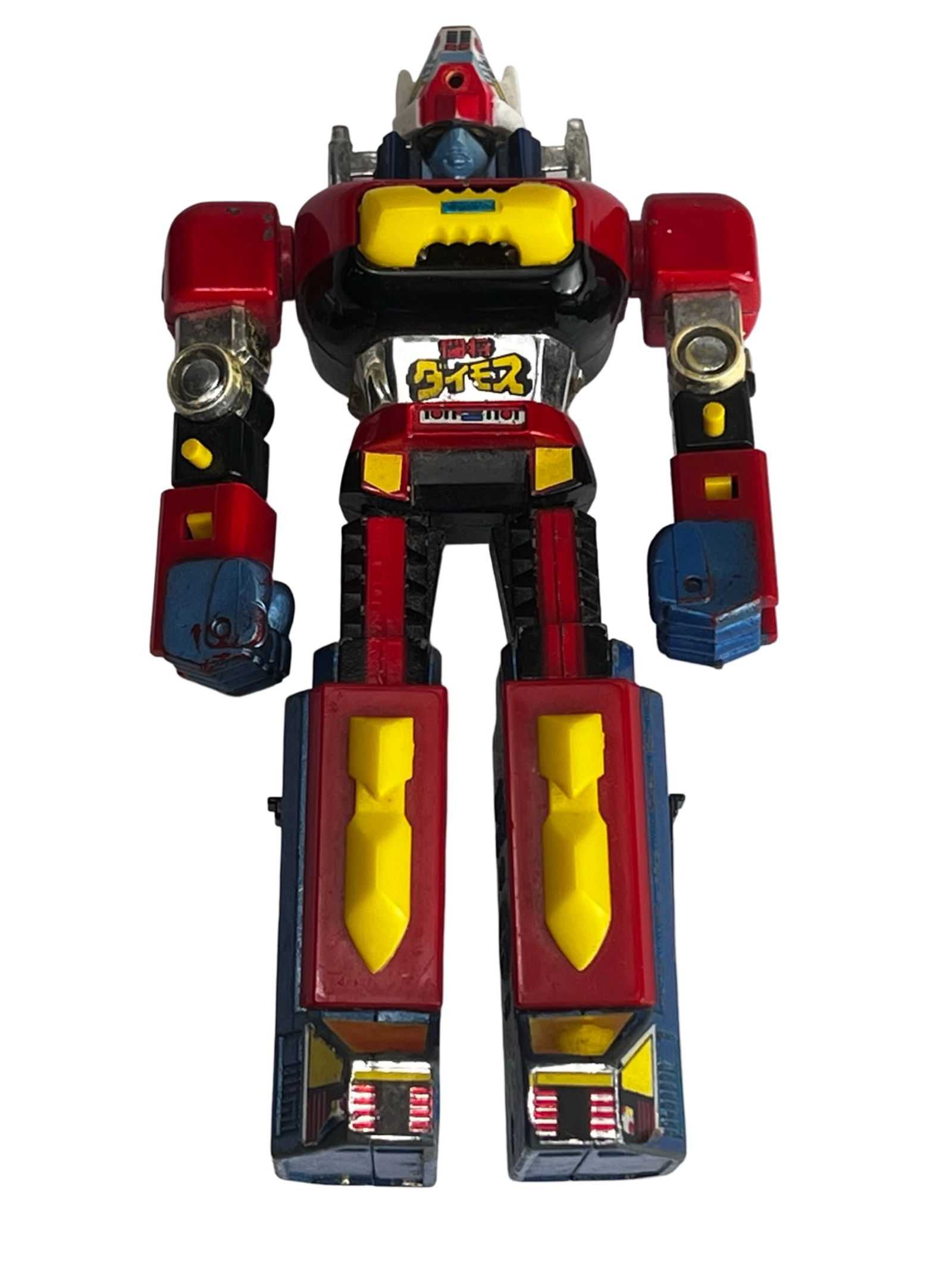 Popy Chogokin GA-84 Daimos Shogun Warriors Die-Cas: Vintage Popy Chogokin GA-84 Daimos die-cast robot figure from the popular Japanese super robot series Tosho Daimos, produced in Japan during the late 1970s. This collectible figure features the