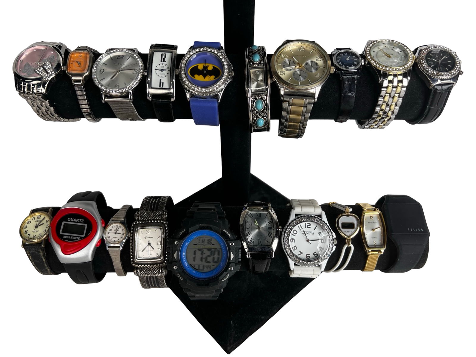 Assortment of Men's & Lady's Wrist Watches: Group of Men's and Lady's Wrist Watches. Untested, some might be as found.