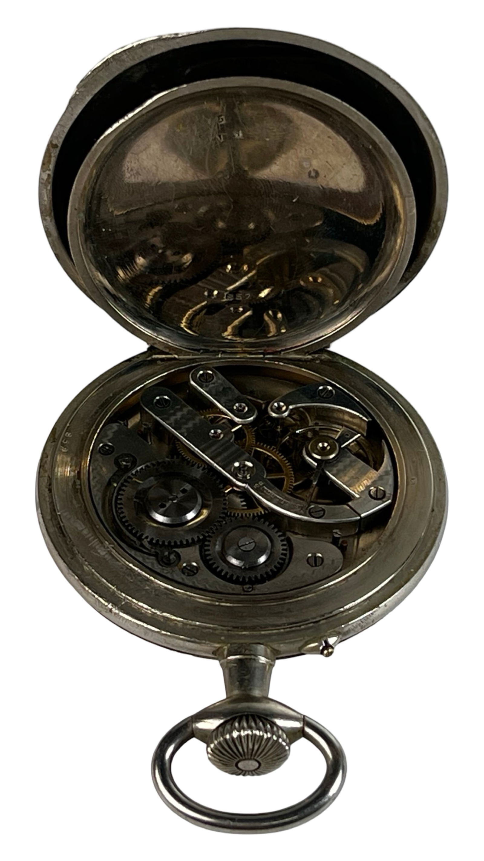 Jumbo Oversized Vintage Pocket Watch - 6