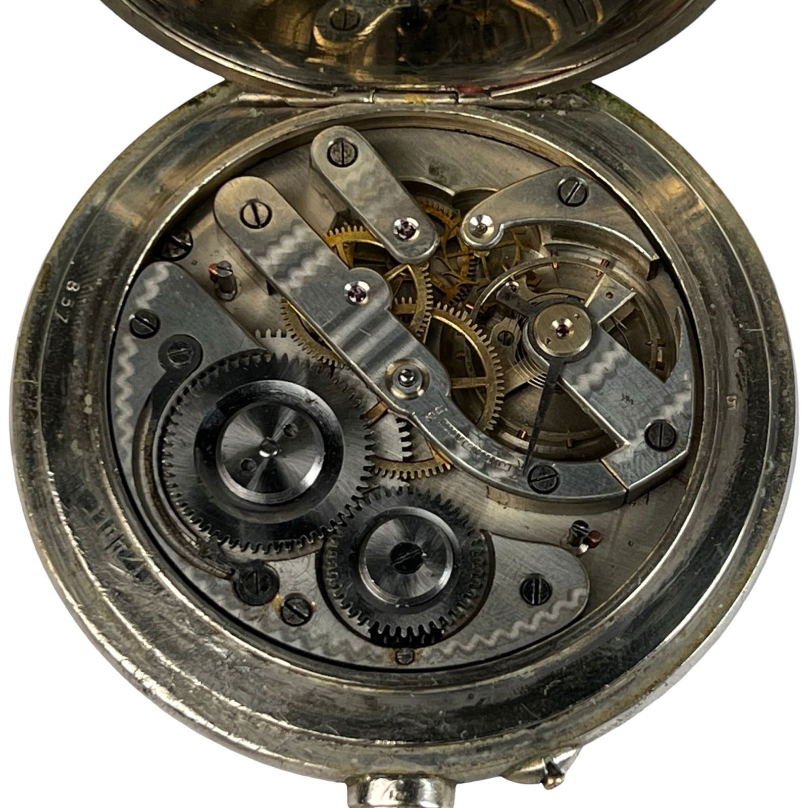 Jumbo Oversized Vintage Pocket Watch - 7
