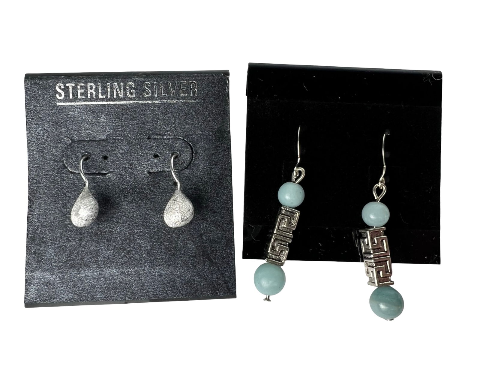 Sterling Silver Earrings- Dangle & Drop Designs - 2