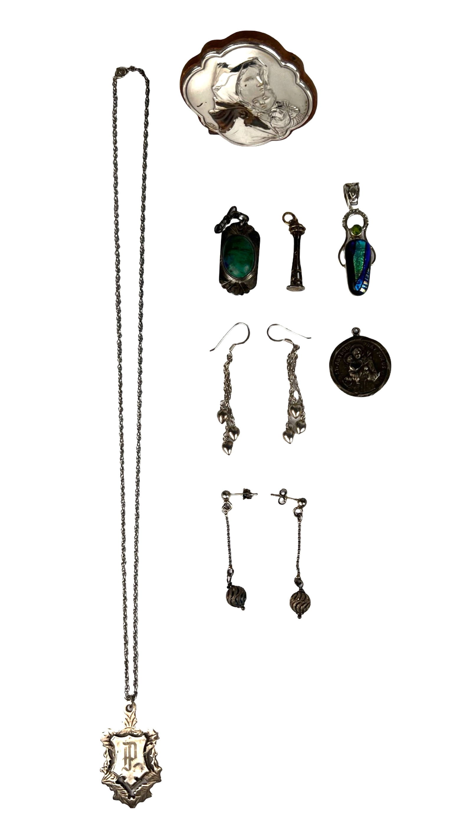 Sterling Silver Jewelry Necklaces Earrings Pendant (1 of 5)