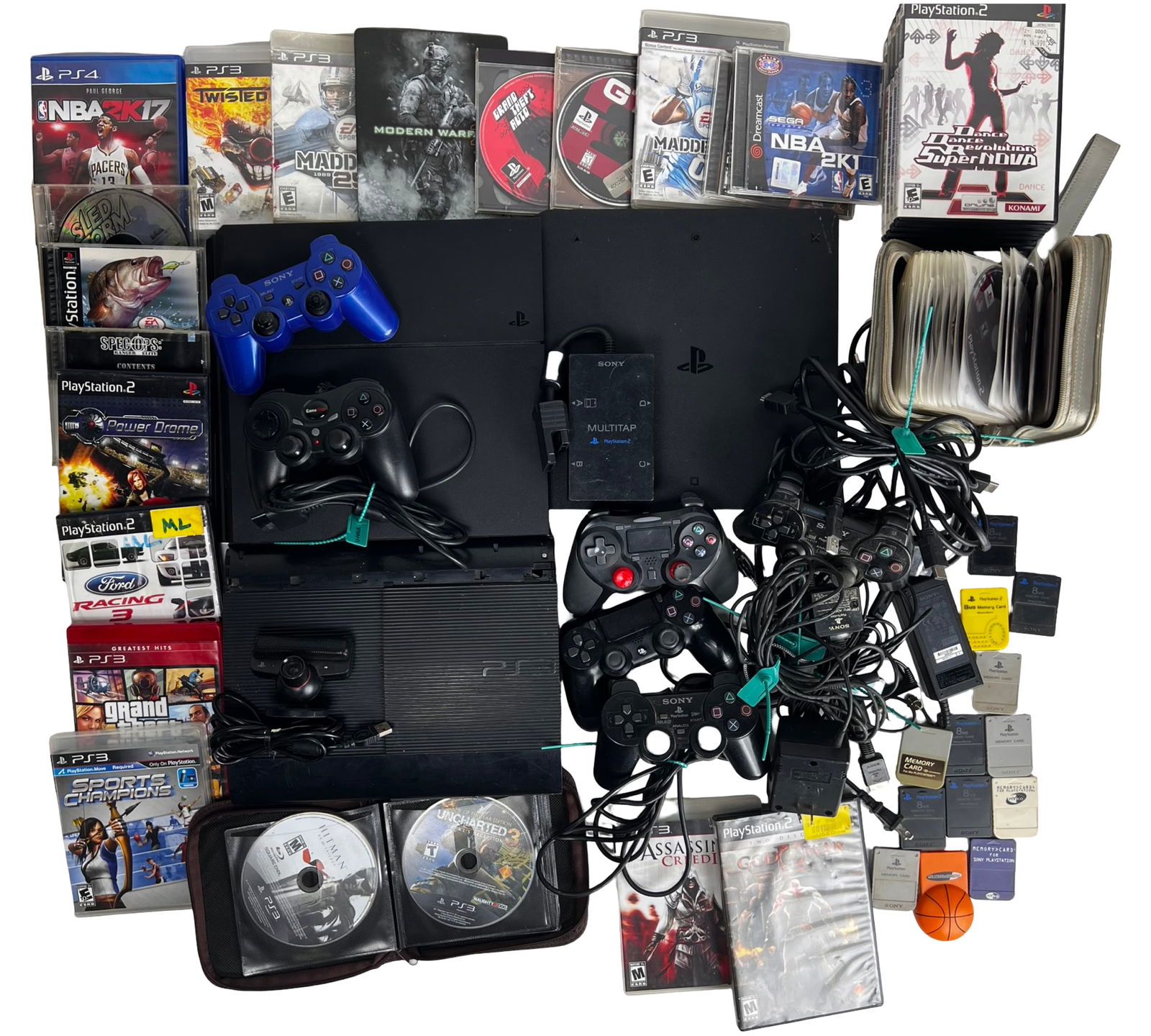 Massive Sony PlayStation Lot PS4 PS3 Consoles & Ga (1 of 9)