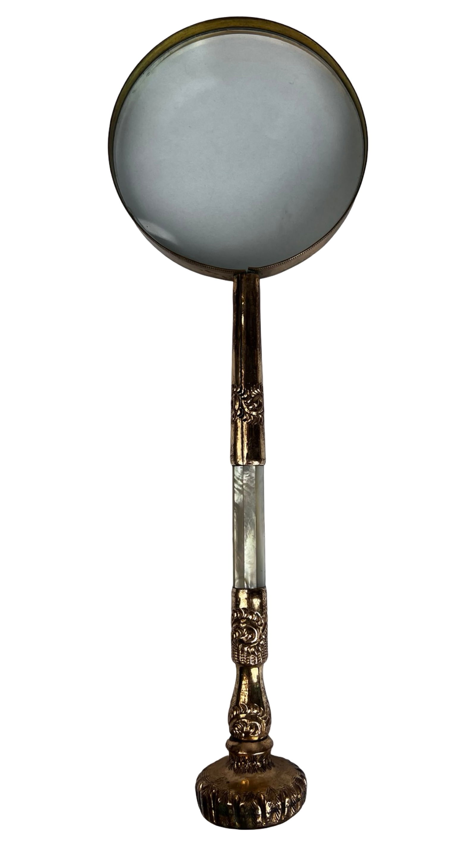 Antique Victorian Gold Filled Magnifying Glass MOP (1 of 5)