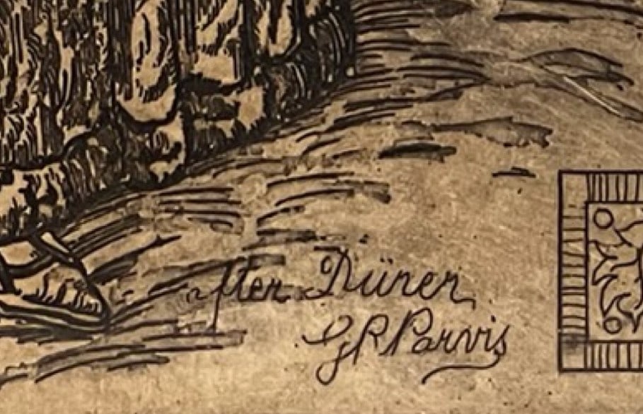 Albrecht Durer (after) 19th C Signed Etching - 4