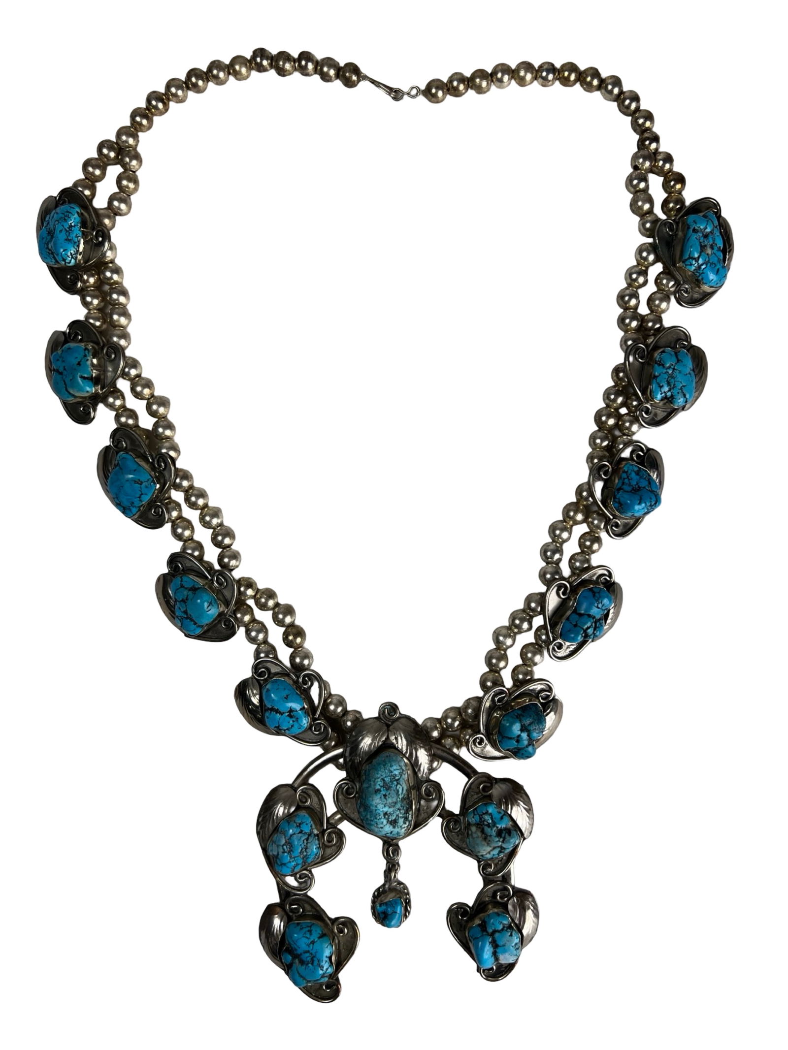 Vintage Native American Squash Blossom Necklace (1 of 6)