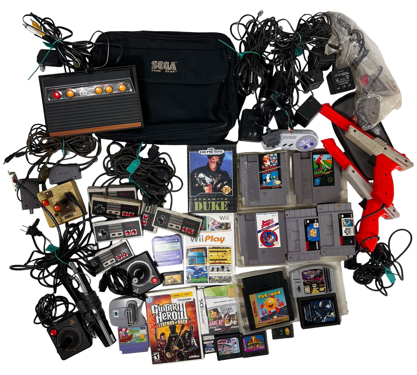 Mixed Vintage Video Games & Consoles – Atari, Sega (1 of 5)