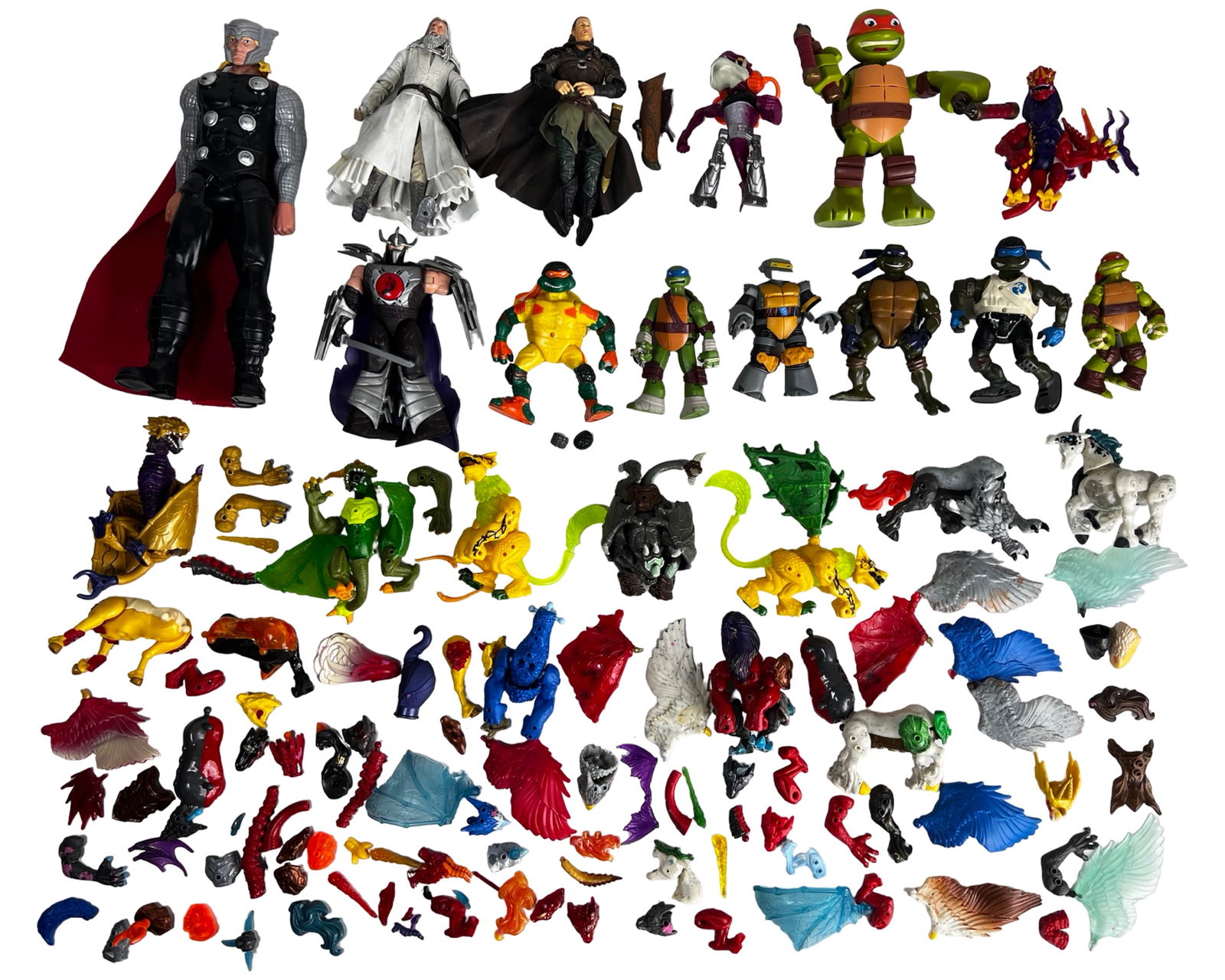 Action Figures- TMNT Lord of Rings Breakout Beasts (1 of 6)