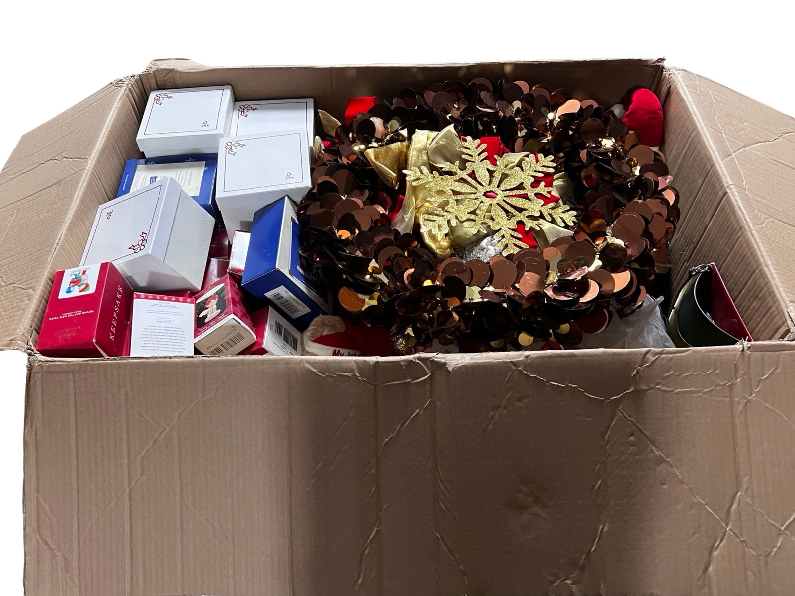 Large Assorted Christmas Ornament Collection - 5