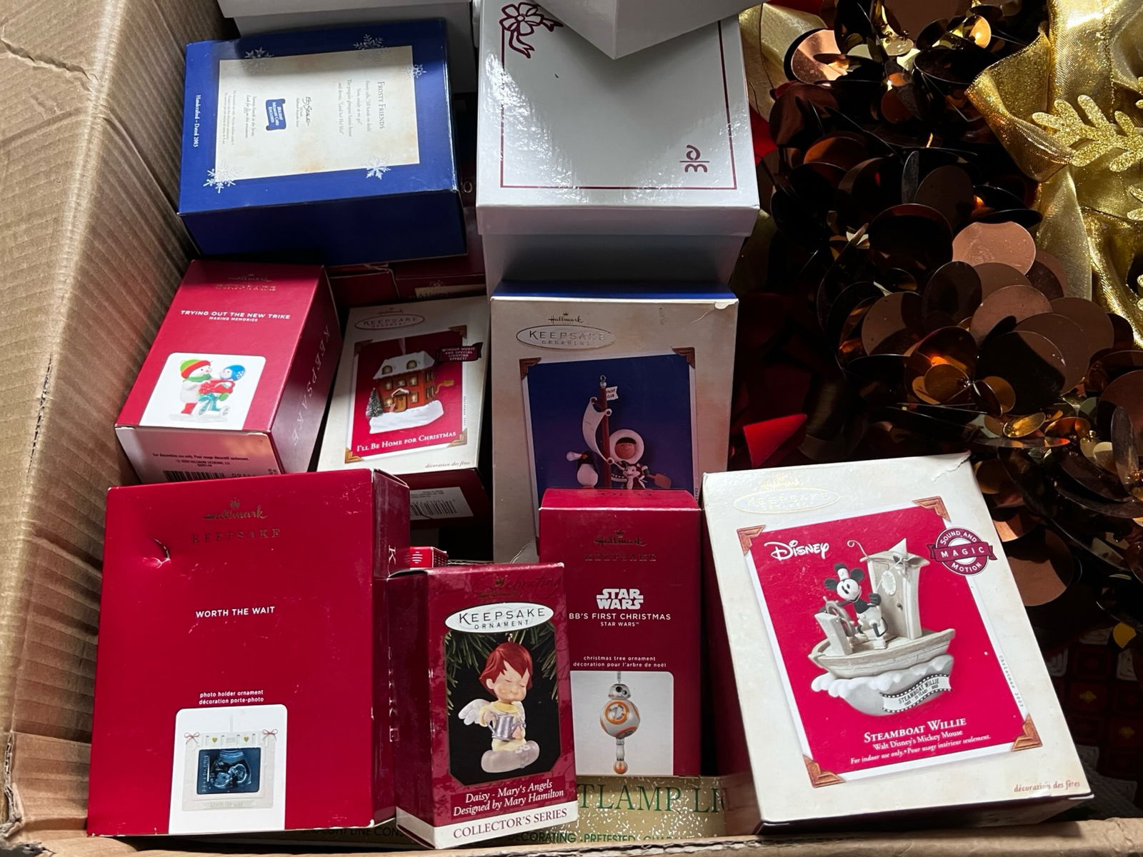 Large Assorted Christmas Ornament Collection - 6