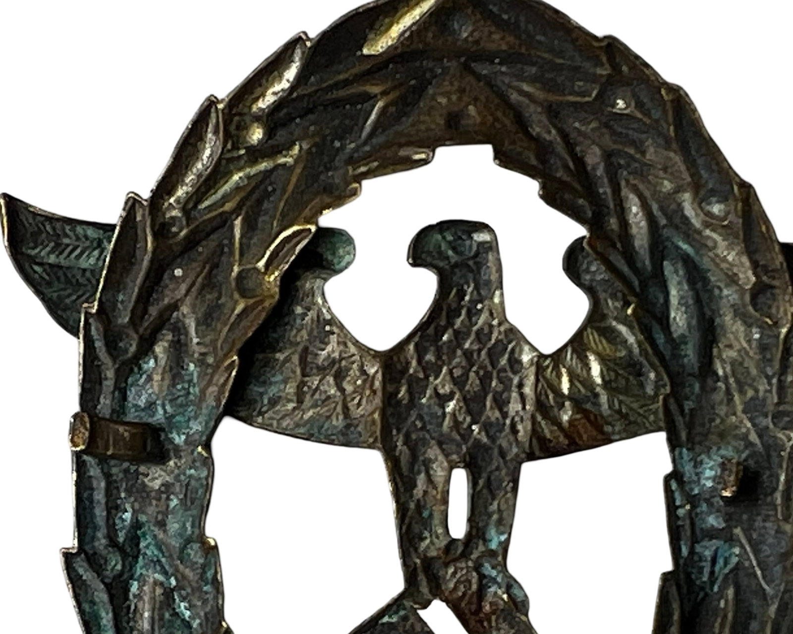 WWII German 1st Pattern Police Visor Cap Eagle - 3