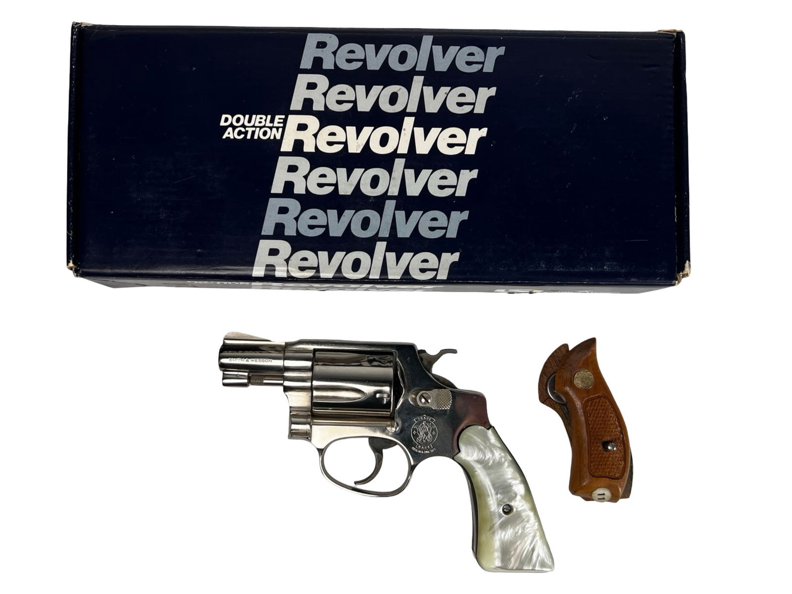 Smith & Wesson 36 Chiefs Special .38 Revolver: Smith & Wesson Model 36 "Chiefs Special" double-action revolver chambered in .38 S&W Special, featuring a desirable nickel finish and compact 2" barrel. This classic J-frame revolver is marked ".38 S&