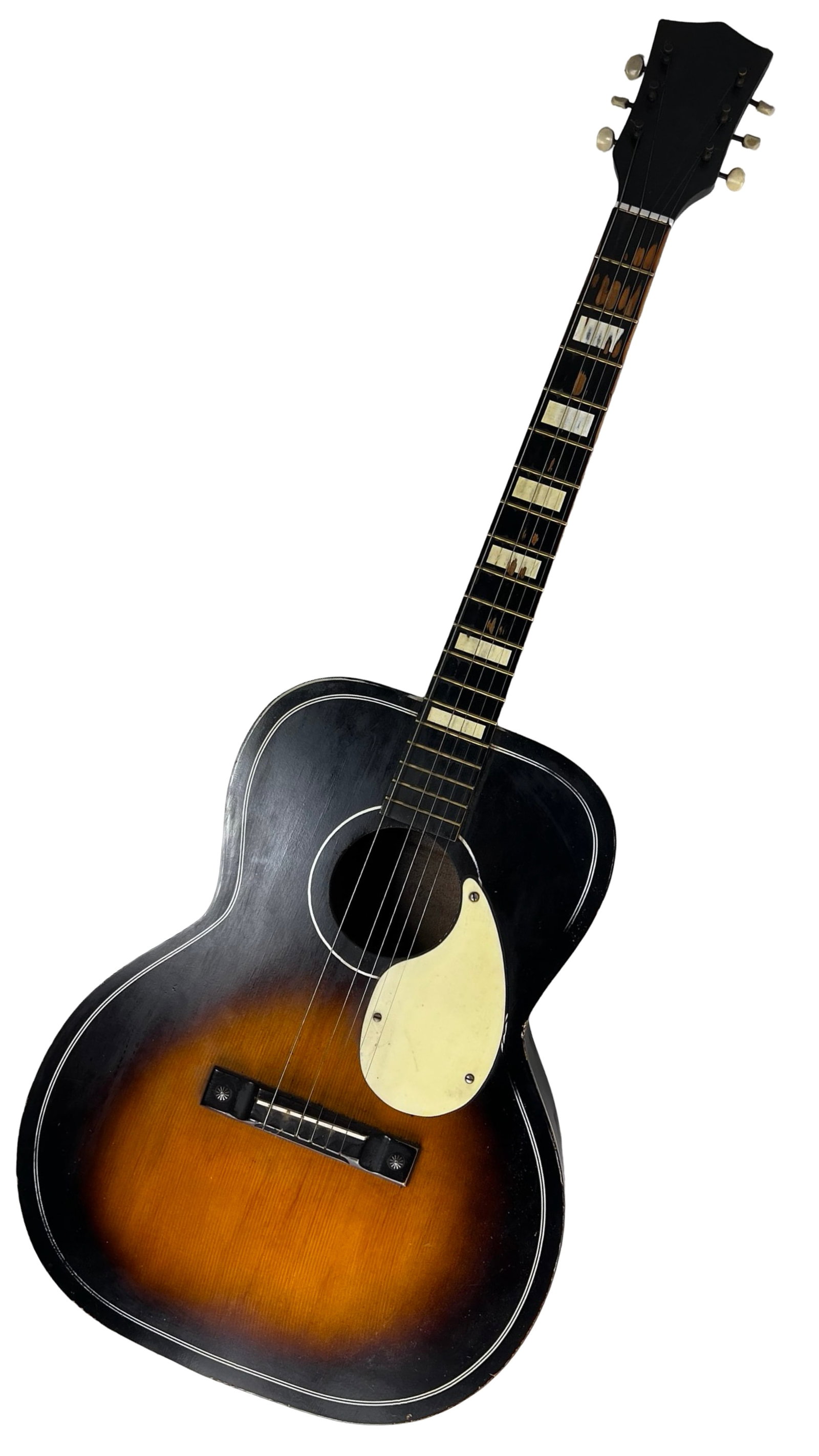 1960s Kay Acoustic Guitar Sunburst Reinforced Neck (1 of 6)