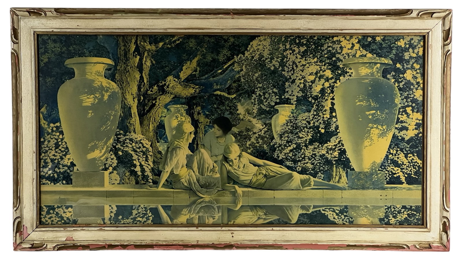 Maxfield Parrish "Garden of Allah" Antique Print (1 of 2)