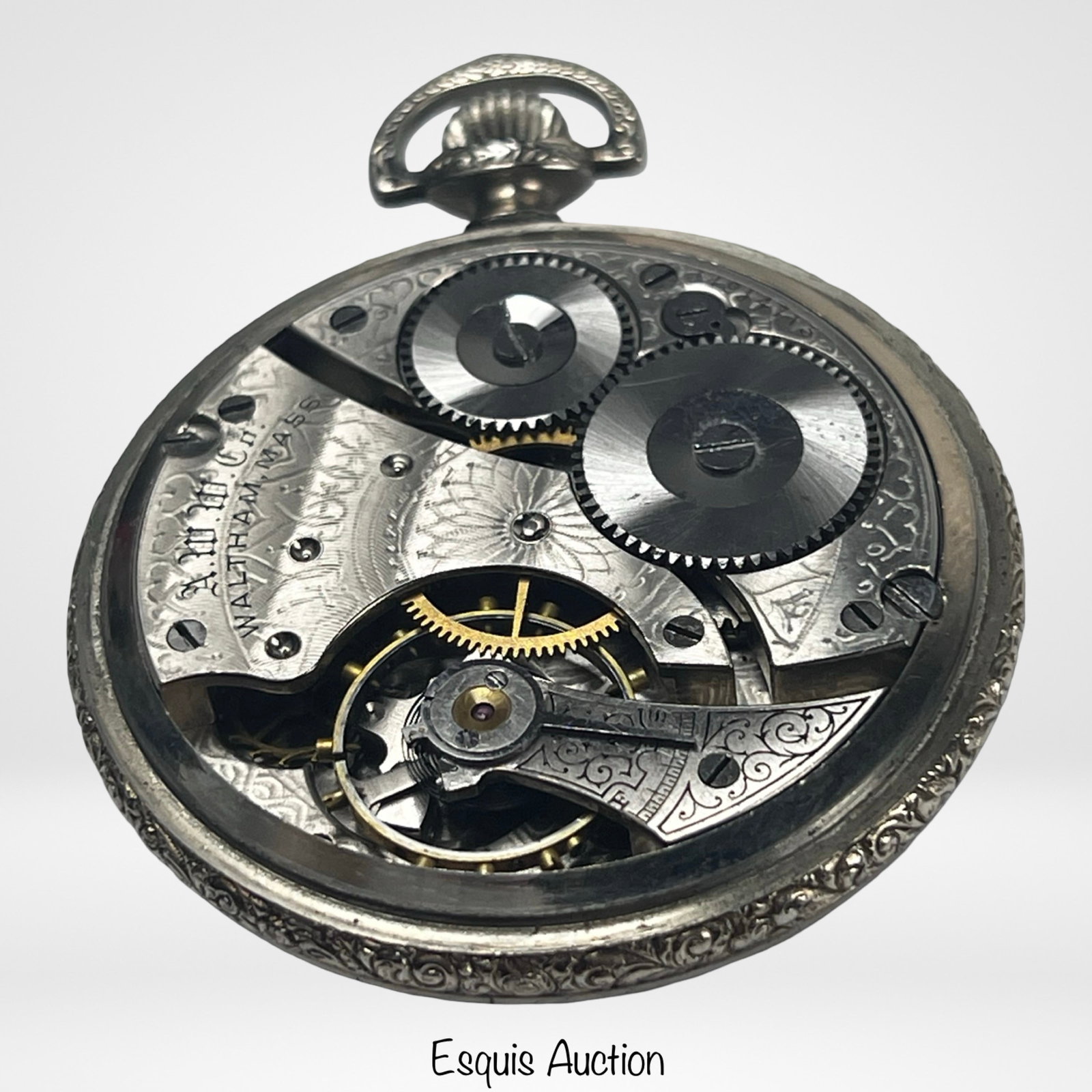 Antique Waltham 14k GF Pocket Watch - 5