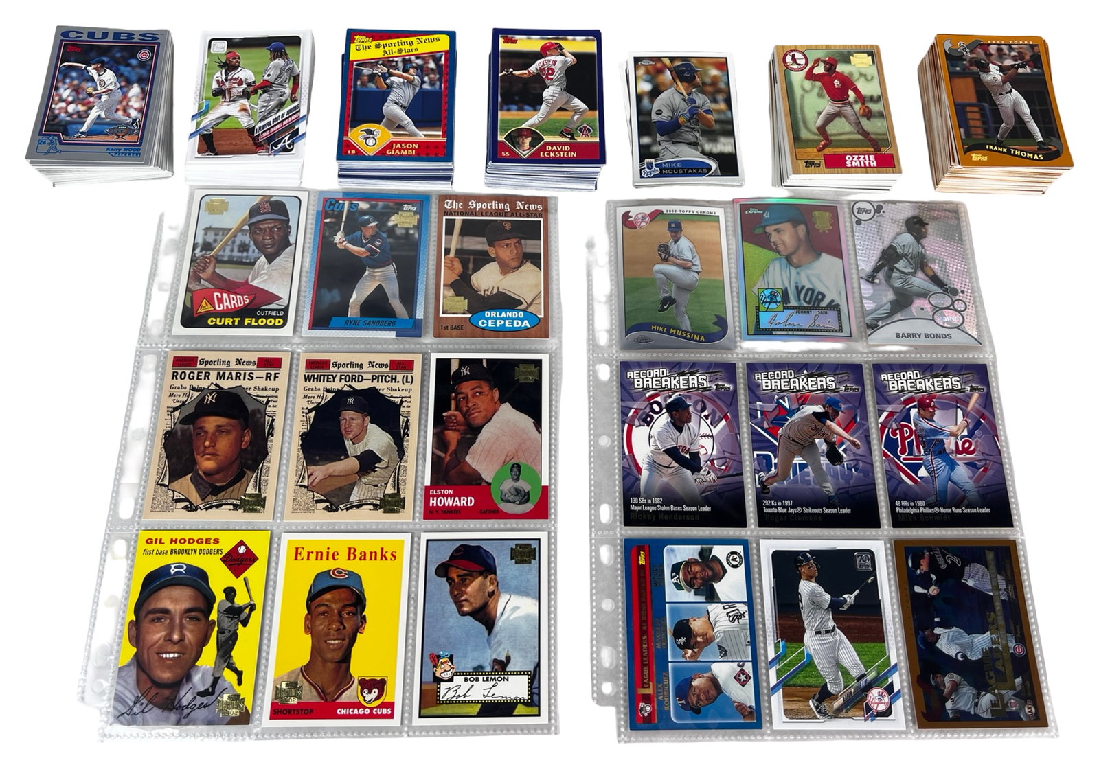 Topps Baseball Card Lot - Legends RCs HOF Stars (1 of 5)