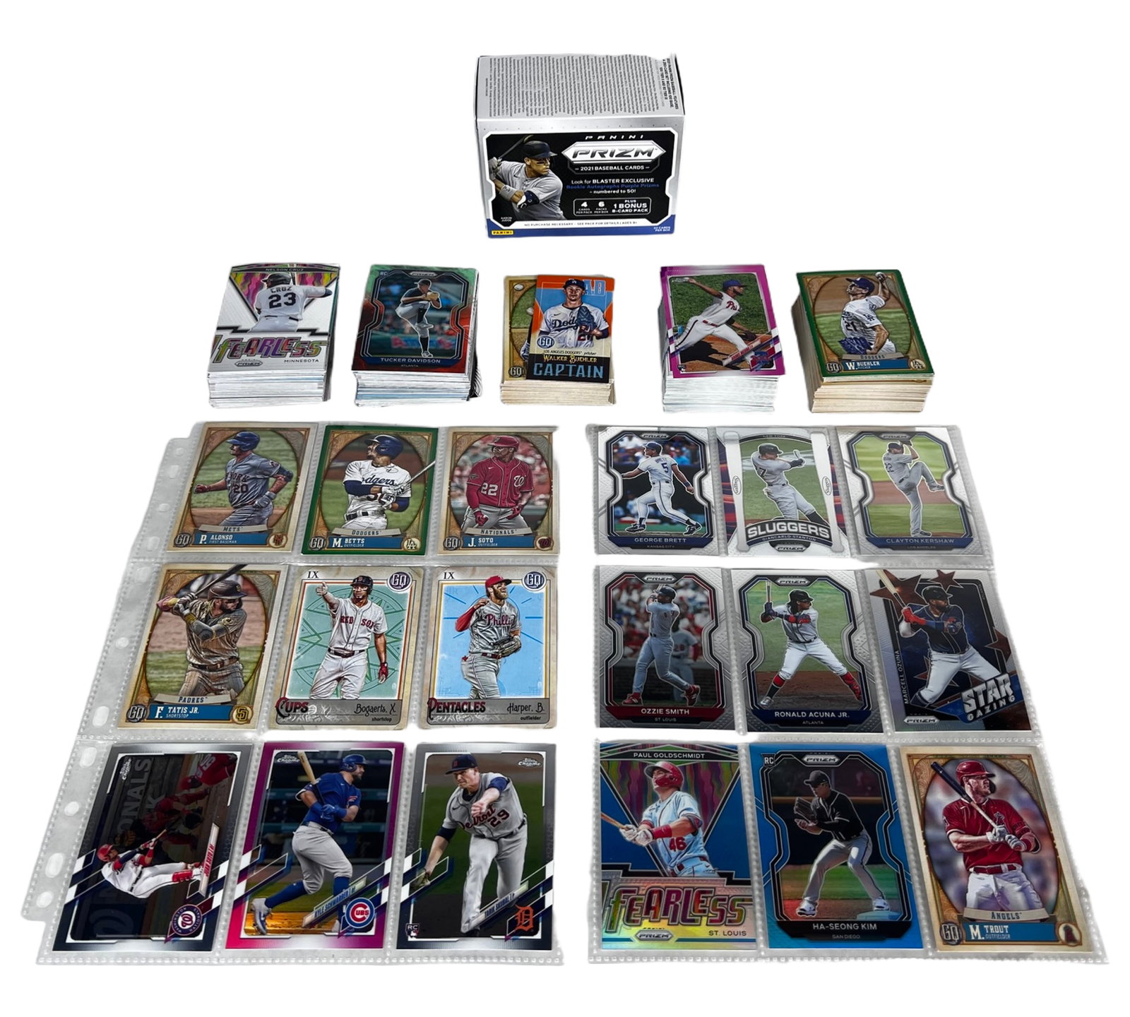 2021 Premium Baseball Card Lot Panini Prizm Topps (1 of 5)