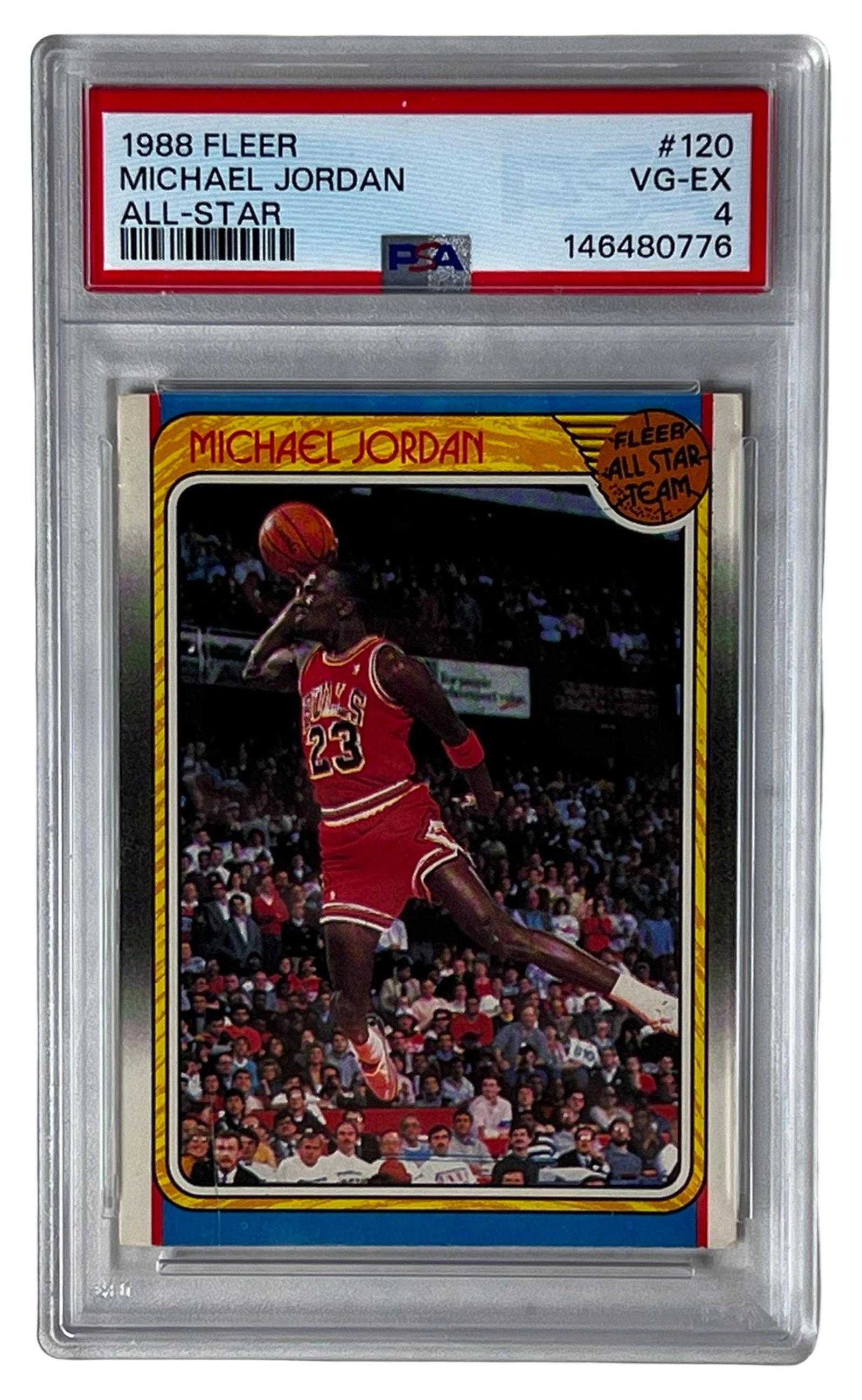 1988 Fleer Michael Jordan All-Star #120 PSA (1 of 2)