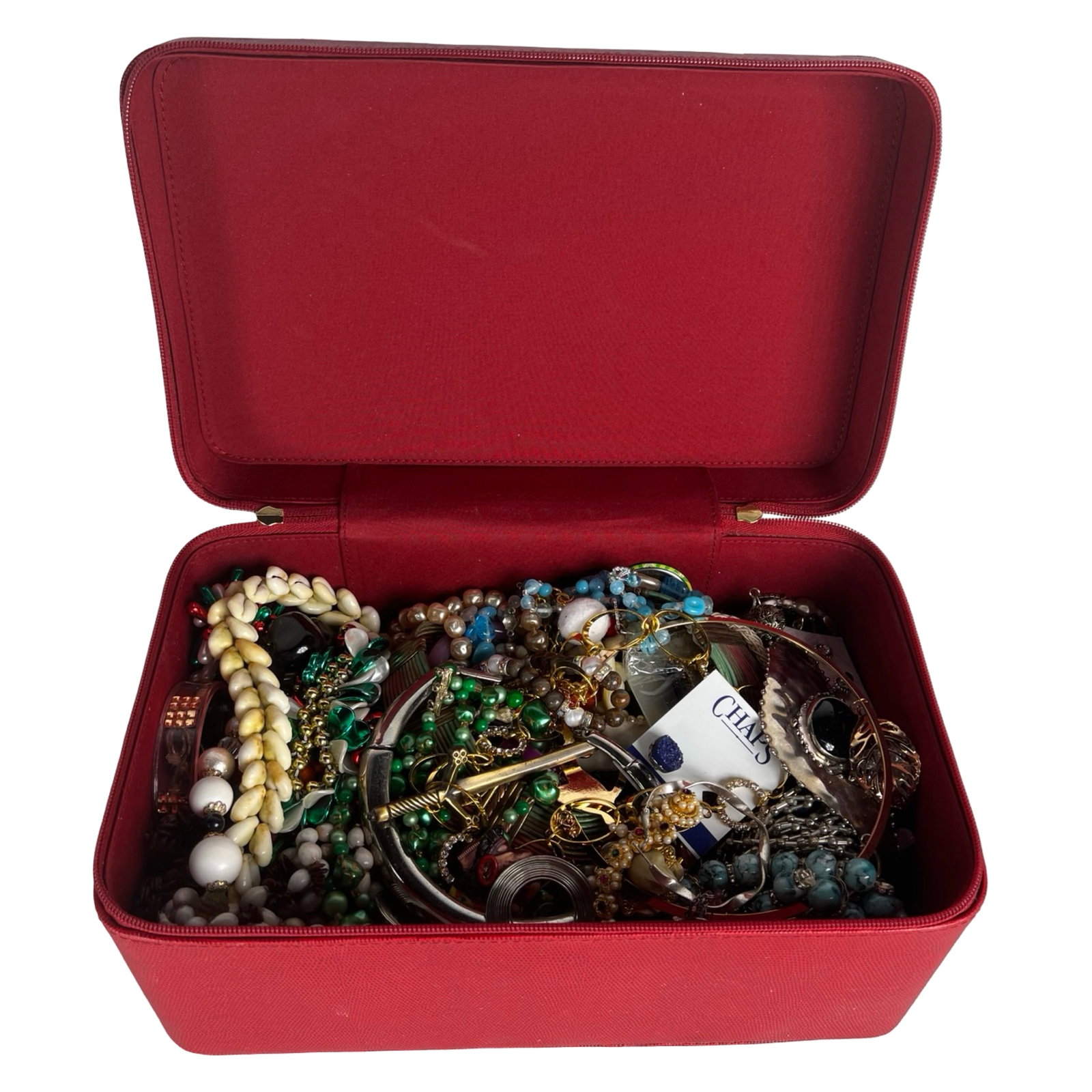 Box filled with Vintage Unsearched Costume Jewelry (1 of 4)