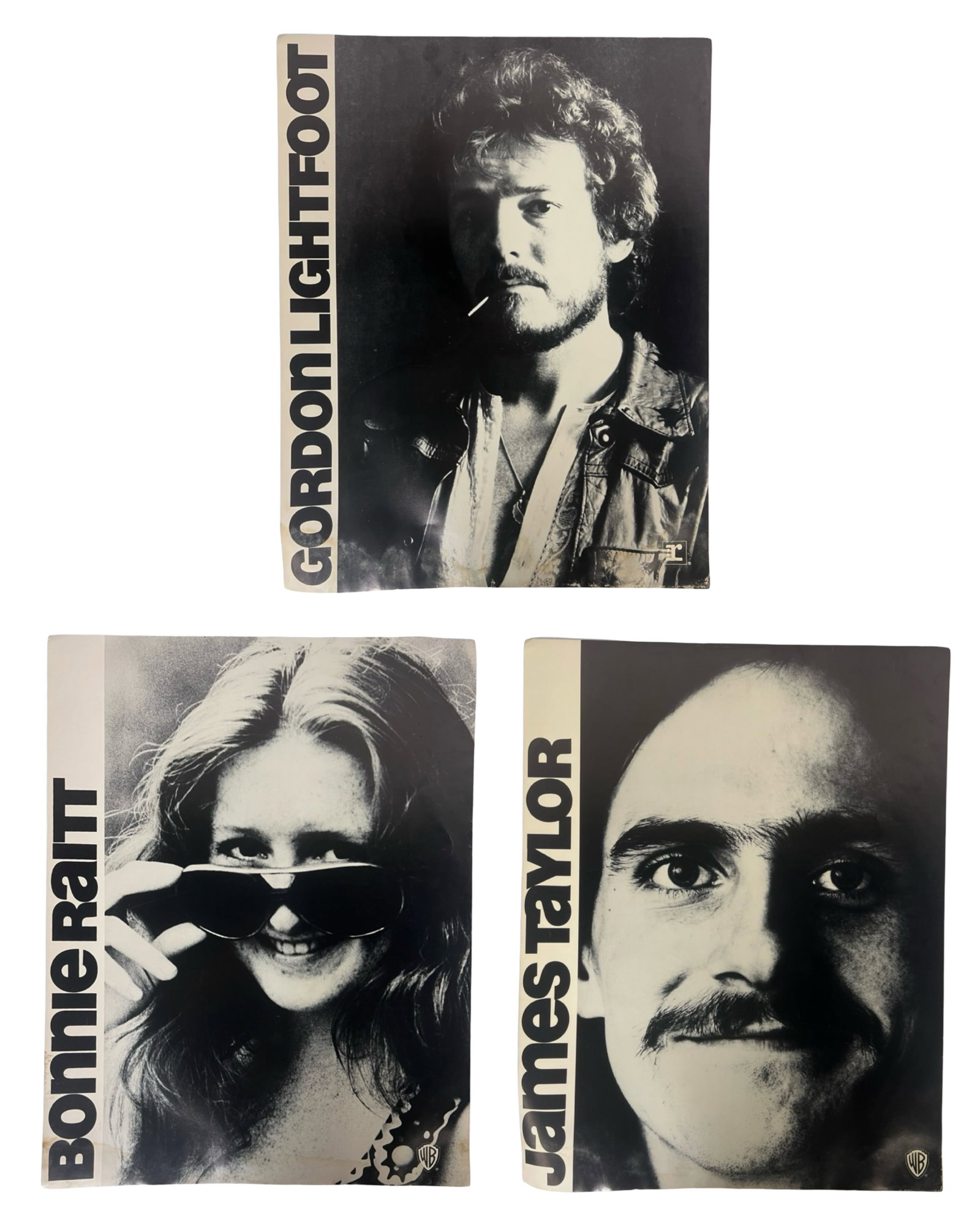 Warner Bros 1970s Folk Rock Singer Posters (1 of 4)