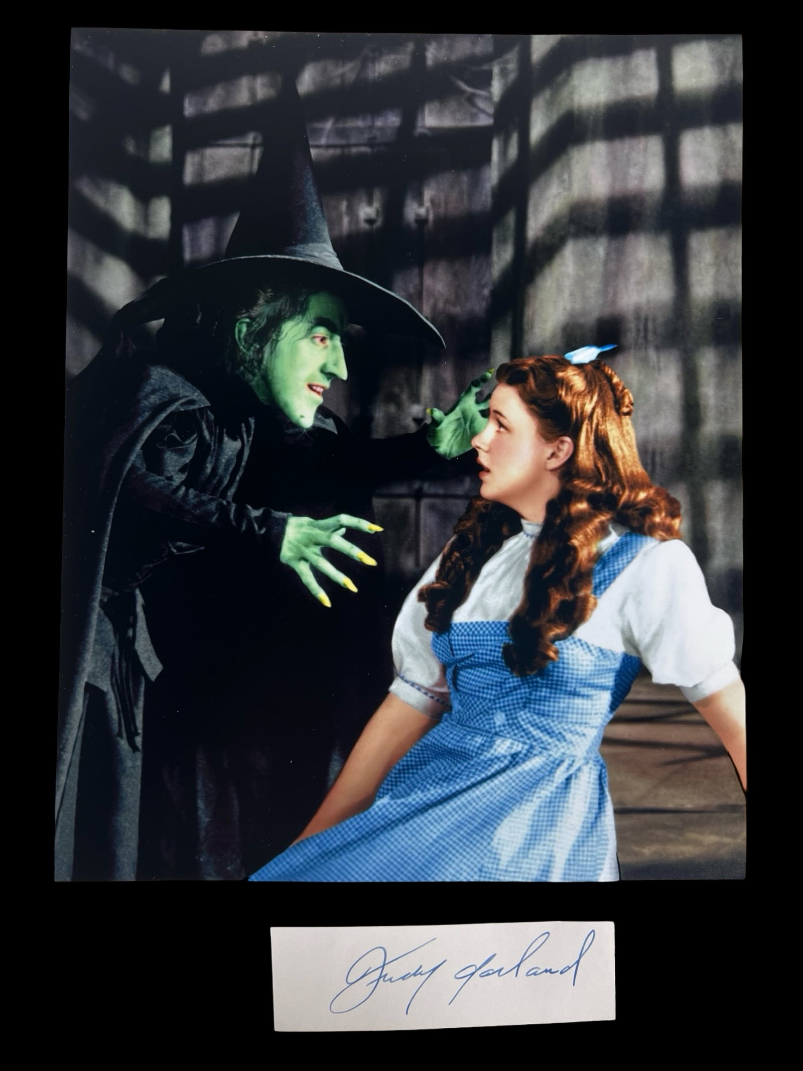 Judy Garland Autograph w/ Wizard of Oz Photo (1 of 3)
