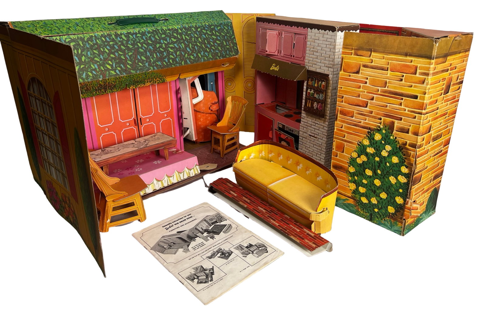 1964 Barbie New Dream House Playset with Furniture (1 of 11)
